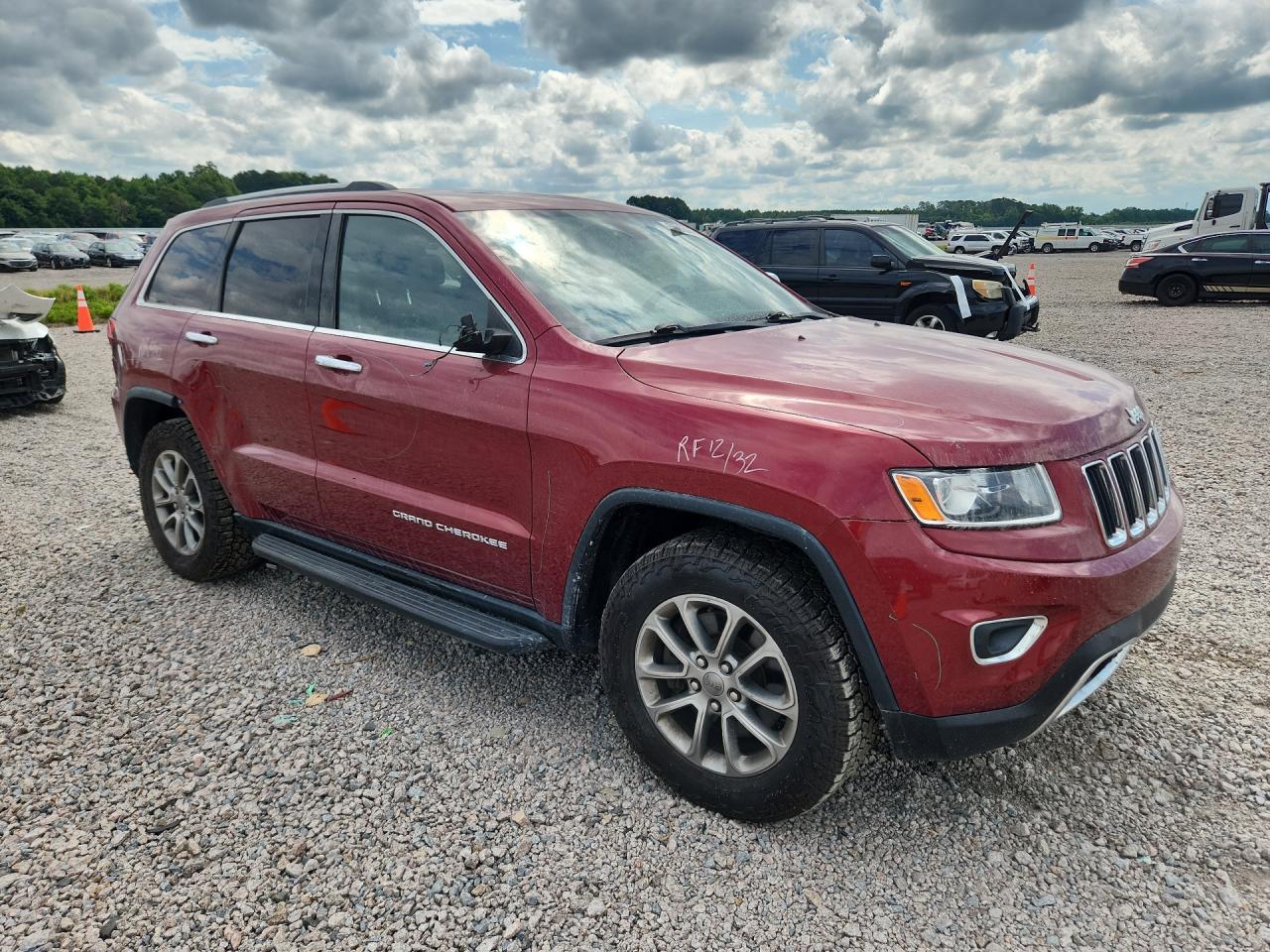 2015 Jeep Grand Cherokee Limited Burgundy vin: 1C4RJFBM0FC800778