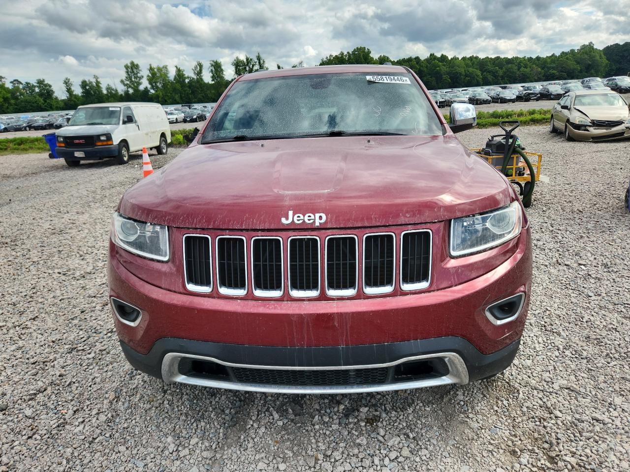 2015 Jeep Grand Cherokee Limited Burgundy vin: 1C4RJFBM0FC800778