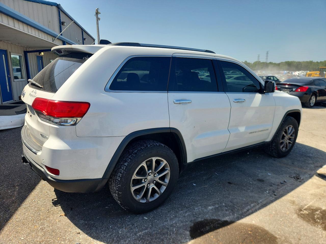 2014 Jeep Grand Cherokee Limited White vin: 1C4RJFBM2EC376289