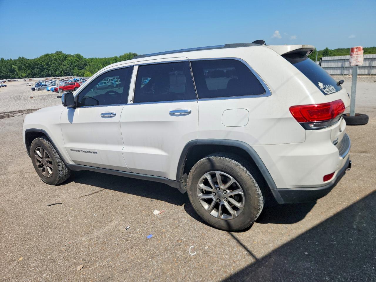 2014 Jeep Grand Cherokee Limited White vin: 1C4RJFBM2EC376289