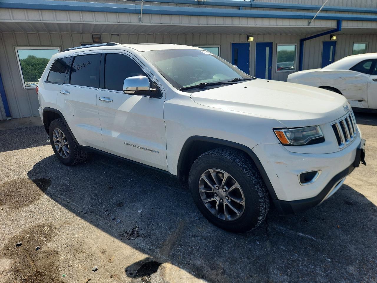 2014 Jeep Grand Cherokee Limited White vin: 1C4RJFBM2EC376289