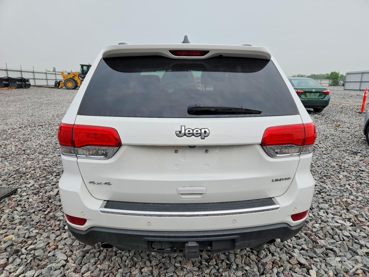 2014 Jeep Grand Cherokee Limited White vin: 1C4RJFBM3EC298234