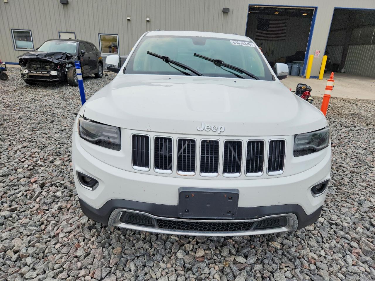 2014 Jeep Grand Cherokee Limited White vin: 1C4RJFBM3EC298234