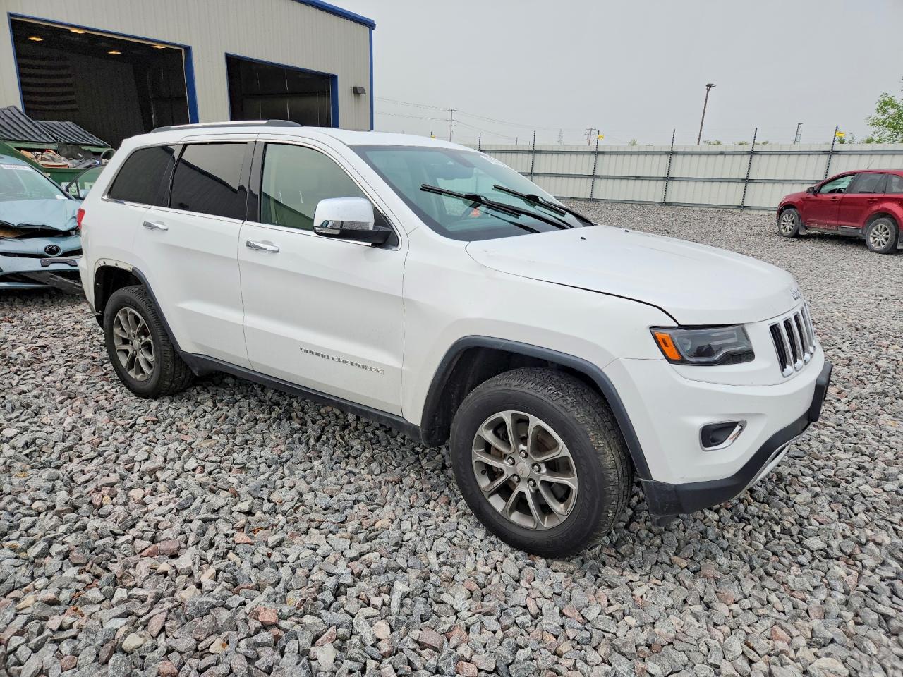 2014 Jeep Grand Cherokee Limited White vin: 1C4RJFBM3EC298234