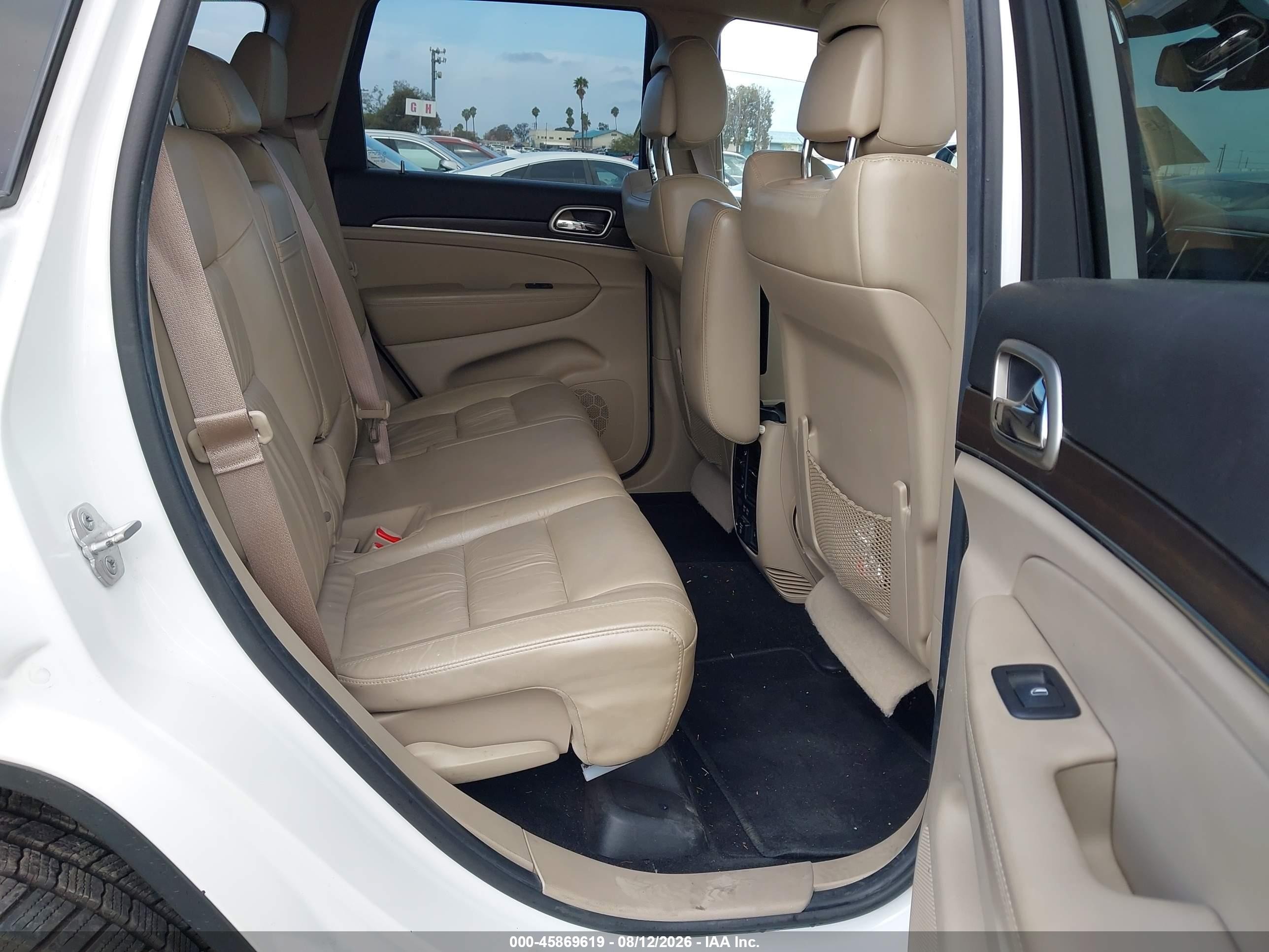 2014 Jeep Grand Cherokee Limited White vin: 1C4RJFBM3EC498580
