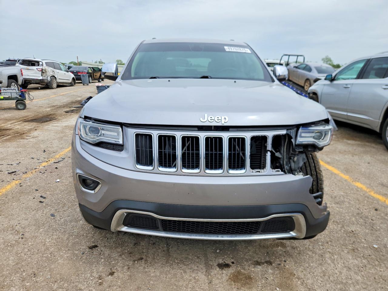 2014 Jeep Grand Cherokee Limited Silver vin: 1C4RJFBM3EC505253