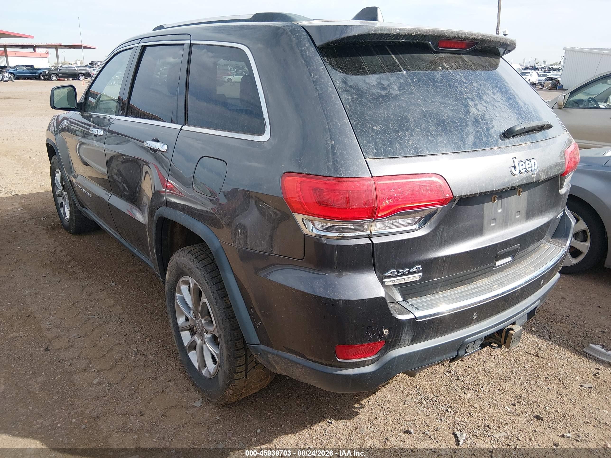 2014 Jeep Grand Cherokee Limited Gray vin: 1C4RJFBM3EC559927