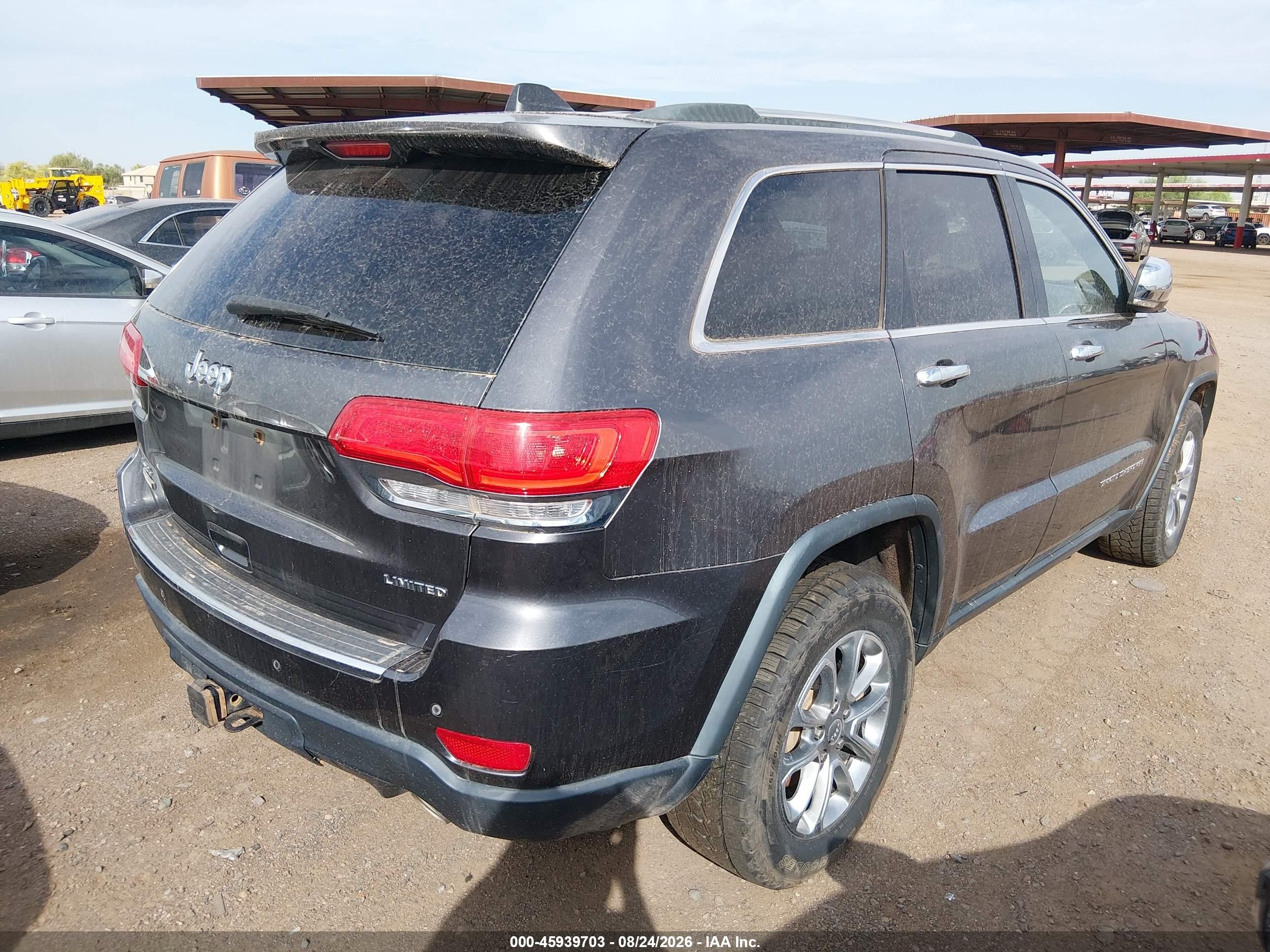 2014 Jeep Grand Cherokee Limited Gray vin: 1C4RJFBM3EC559927