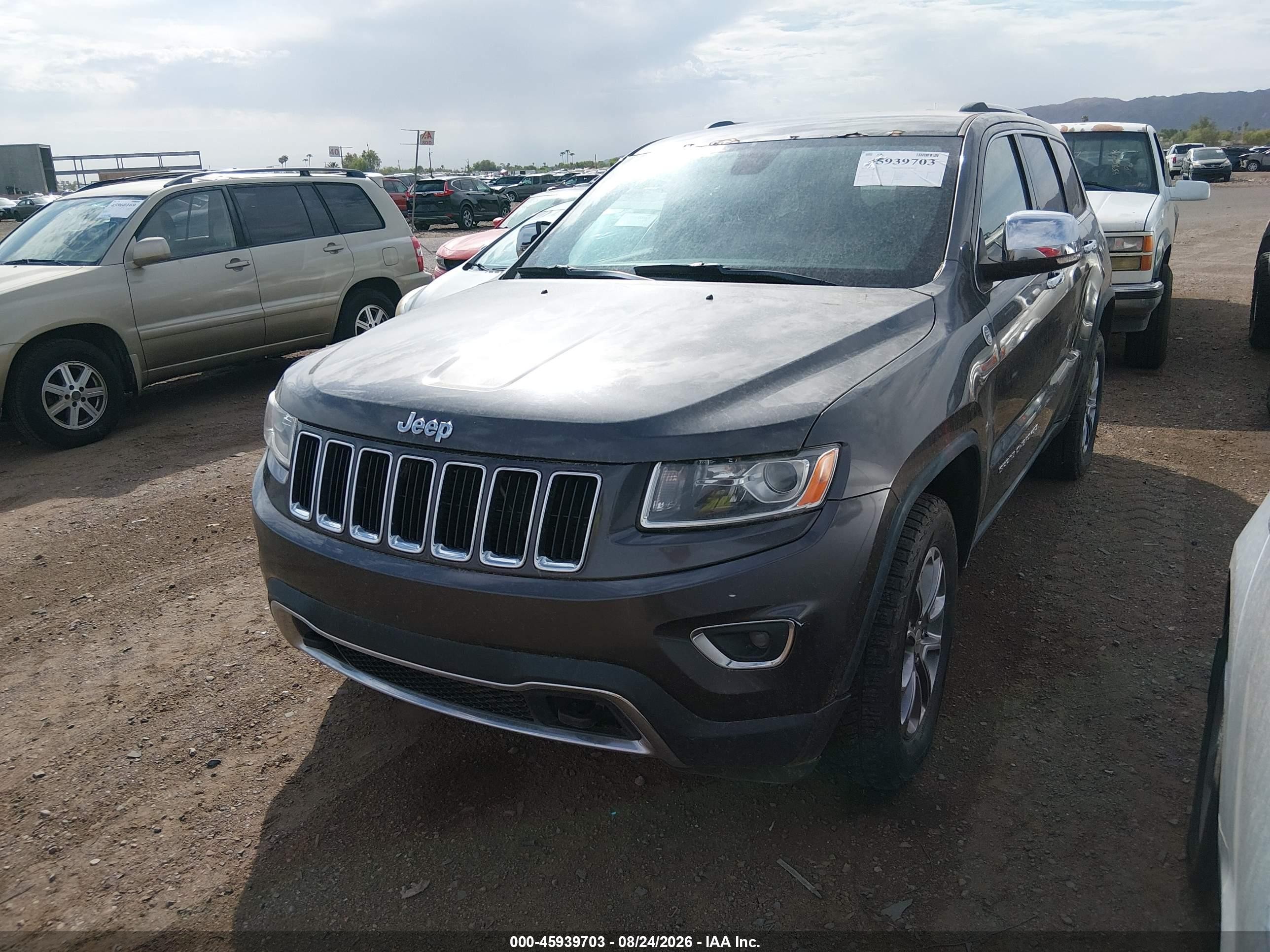 2014 Jeep Grand Cherokee Limited Gray vin: 1C4RJFBM3EC559927