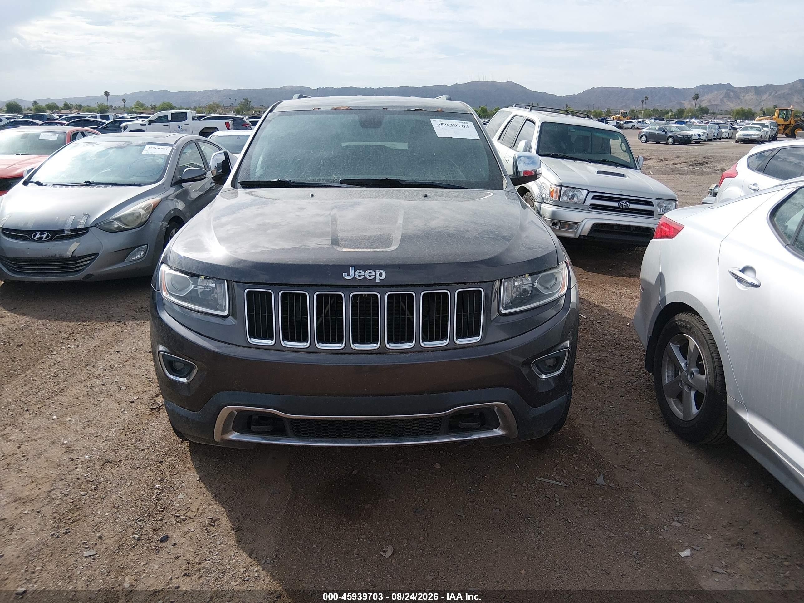 2014 Jeep Grand Cherokee Limited Gray vin: 1C4RJFBM3EC559927