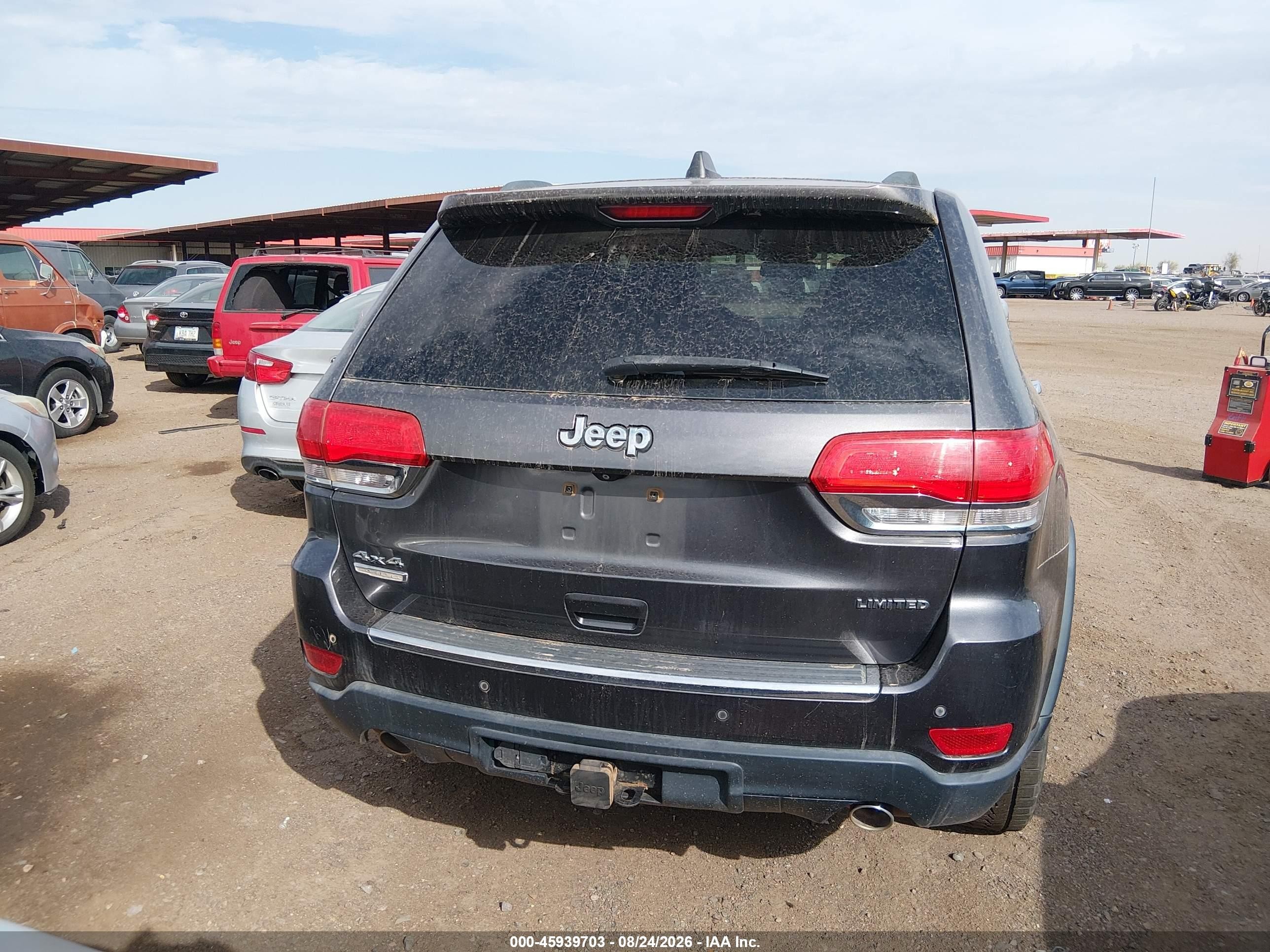 2014 Jeep Grand Cherokee Limited Gray vin: 1C4RJFBM3EC559927