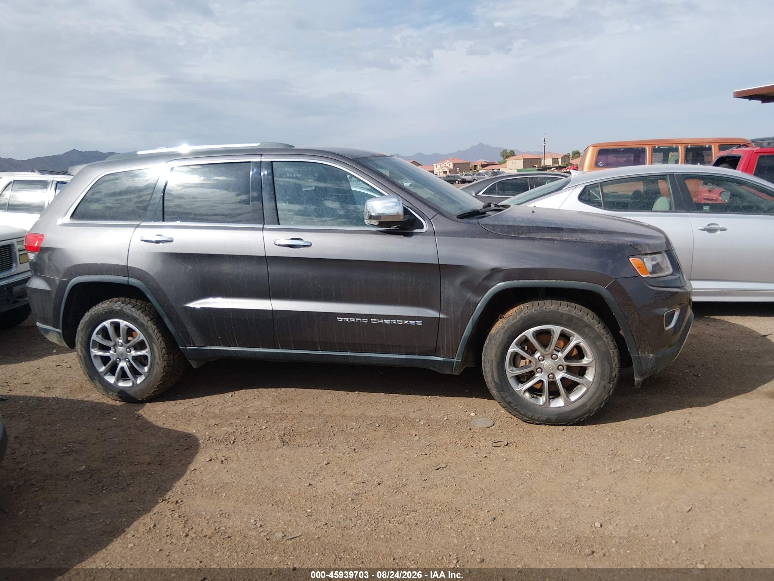 2014 Jeep Grand Cherokee Limited Gray vin: 1C4RJFBM3EC559927