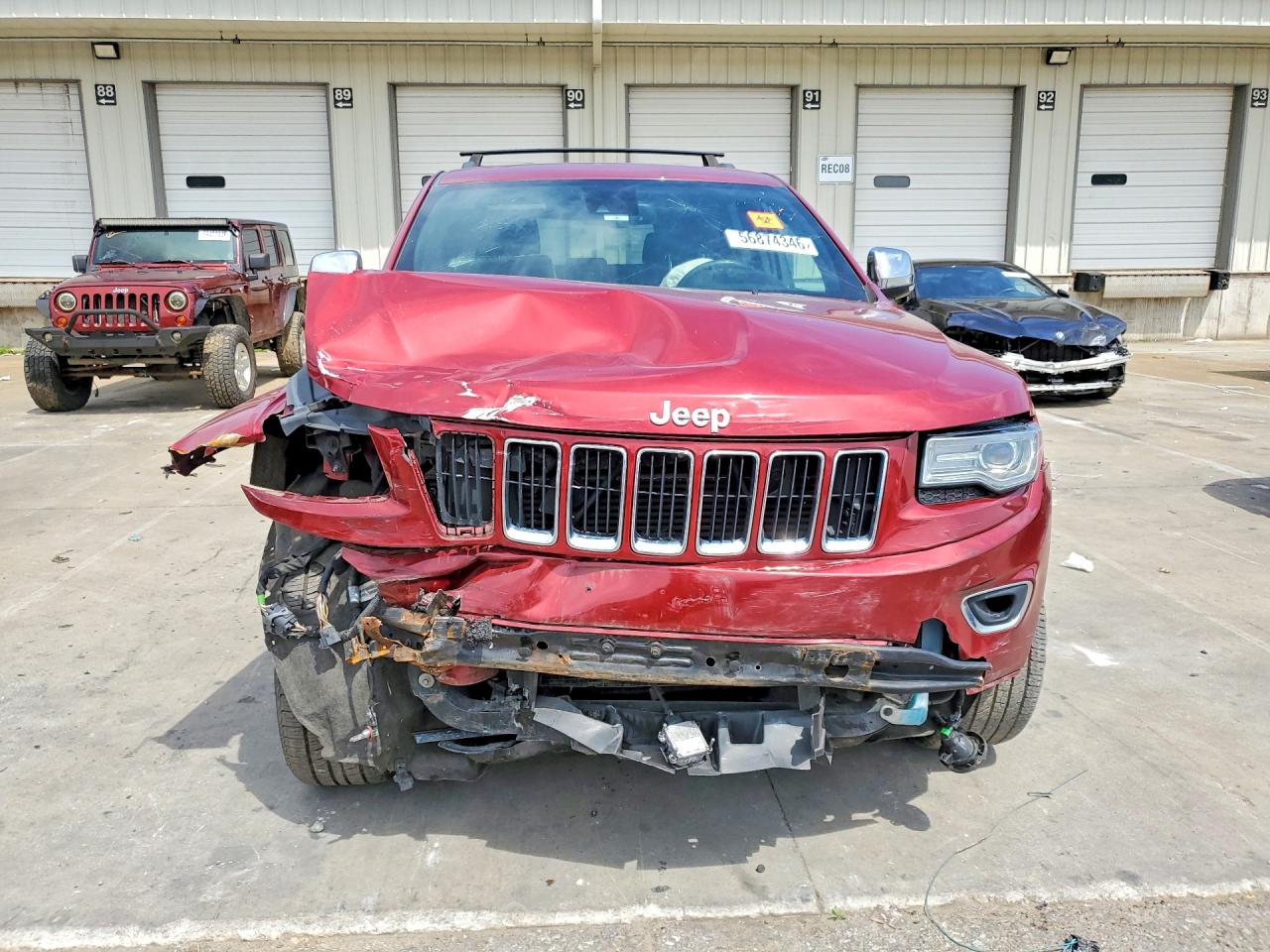 2014 Jeep Grand Cherokee Limited Red vin: 1C4RJFBM4EC331130