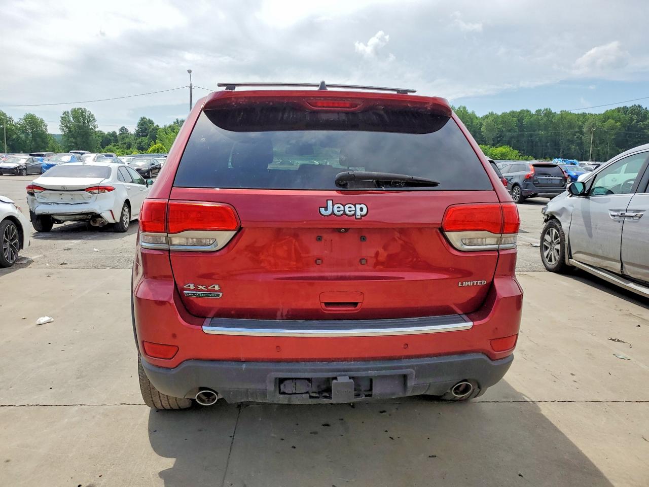 2014 Jeep Grand Cherokee Limited Red vin: 1C4RJFBM4EC331130