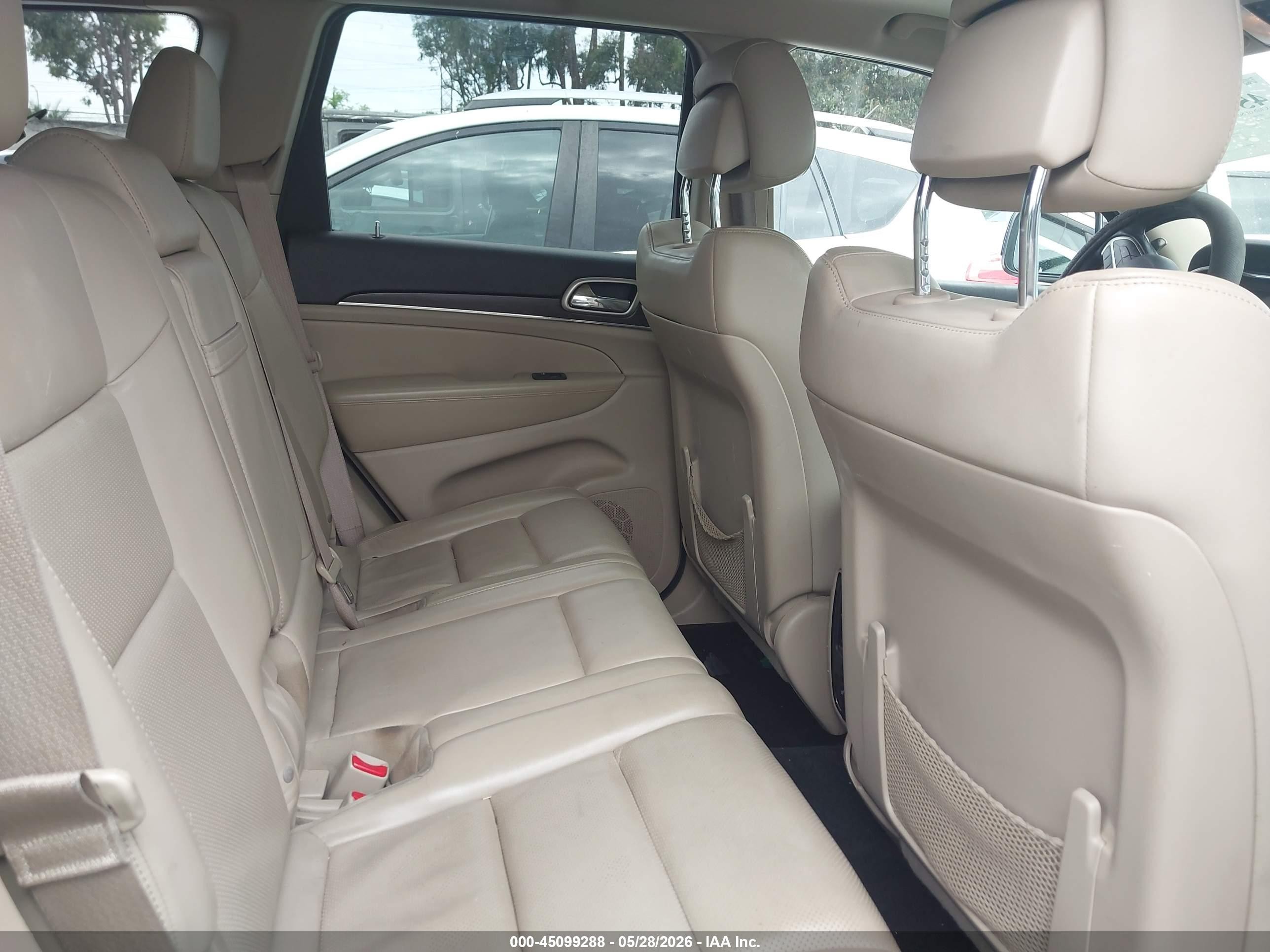 2014 Jeep Grand Cherokee Limited White vin: 1C4RJFBM5EC409012