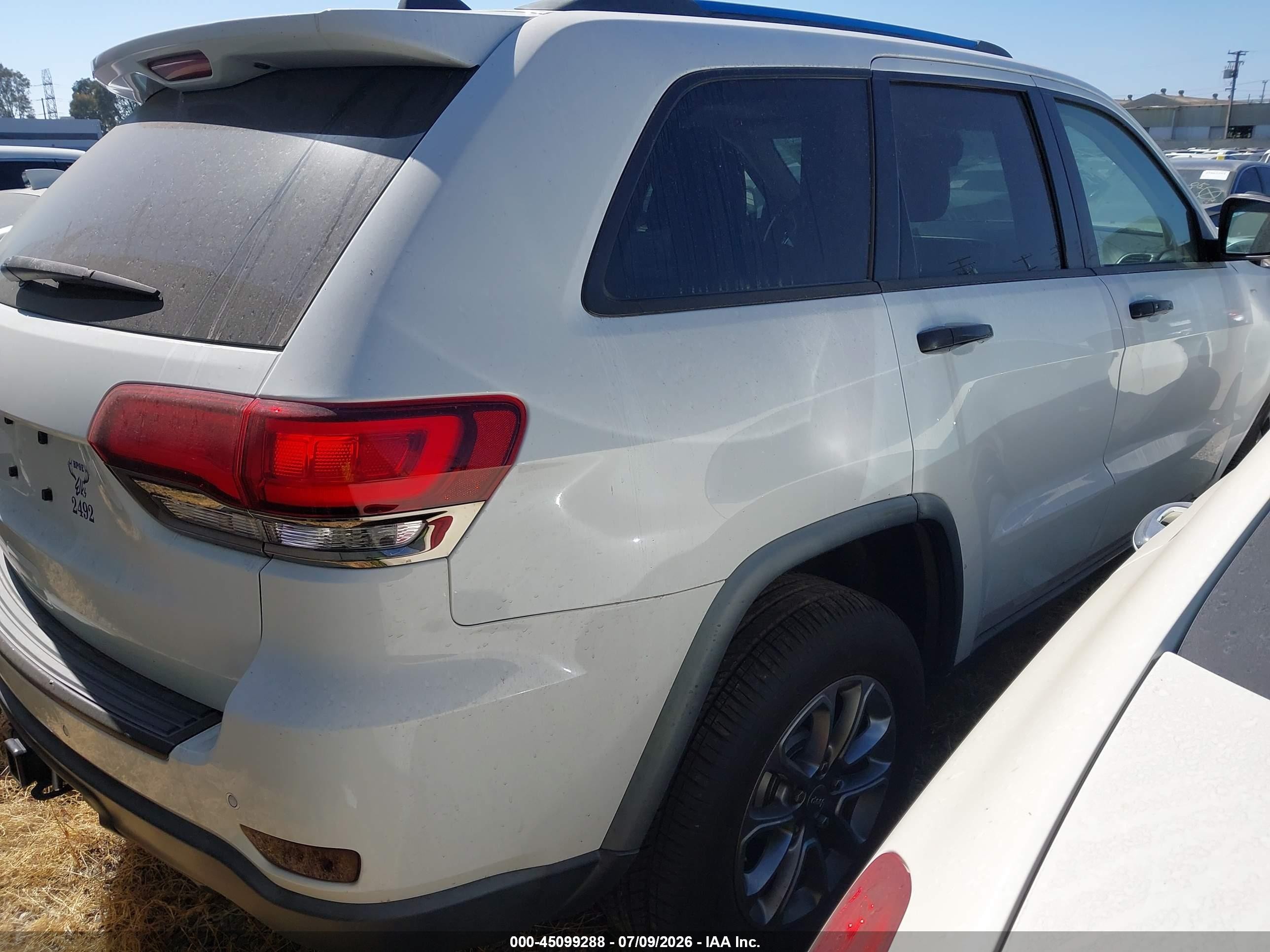 2014 Jeep Grand Cherokee Limited White vin: 1C4RJFBM5EC409012
