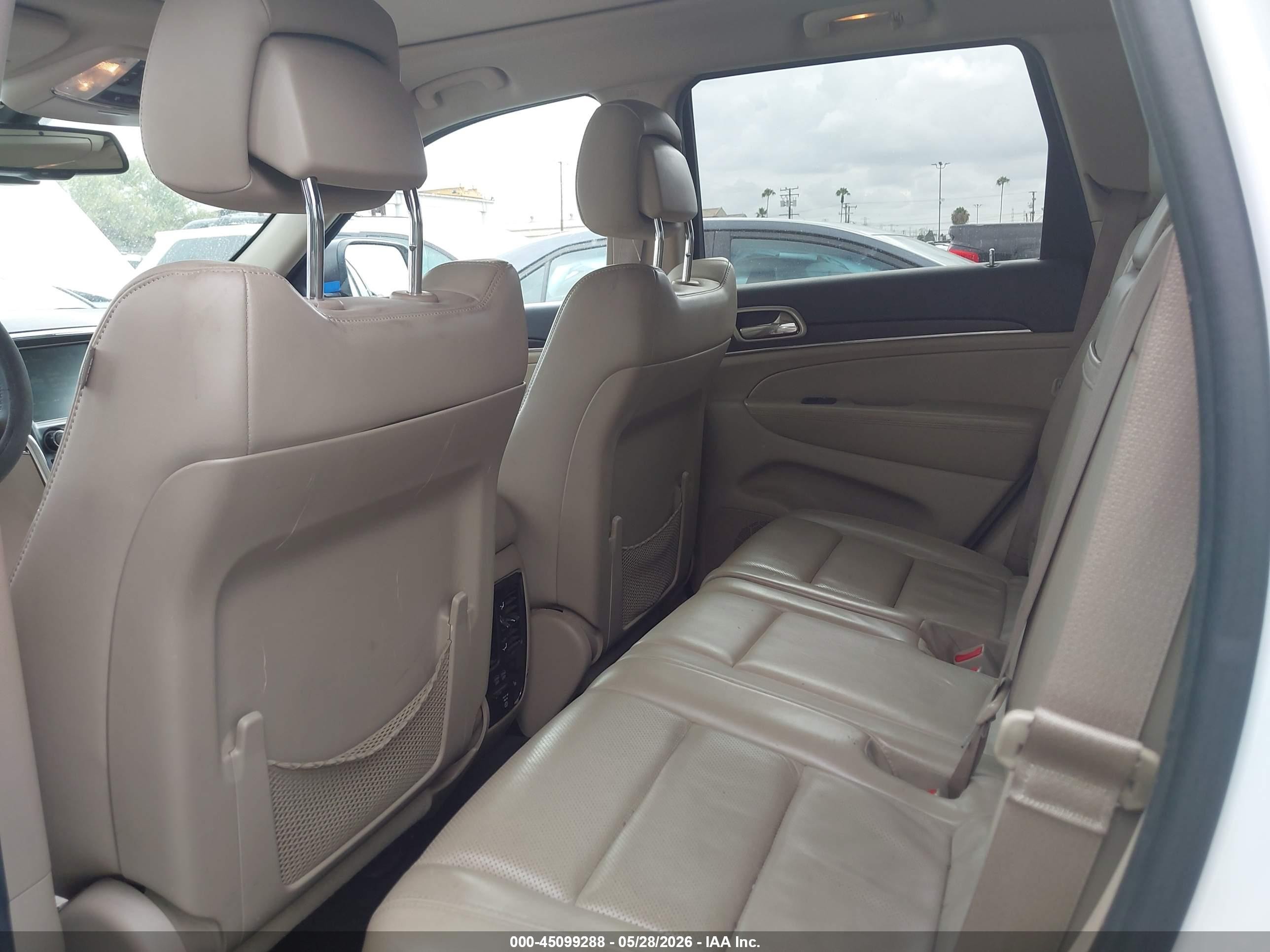 2014 Jeep Grand Cherokee Limited White vin: 1C4RJFBM5EC409012