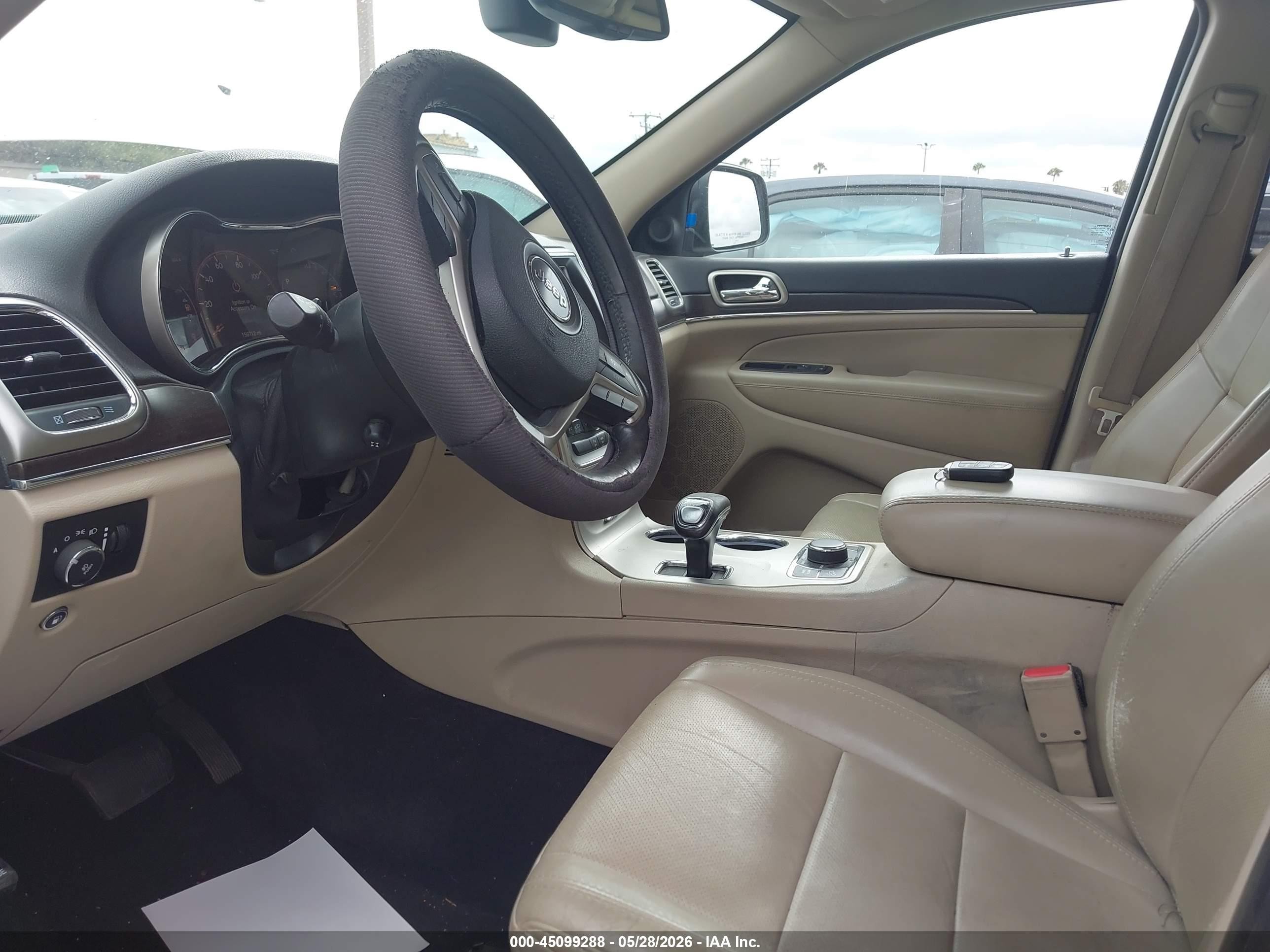 2014 Jeep Grand Cherokee Limited White vin: 1C4RJFBM5EC409012