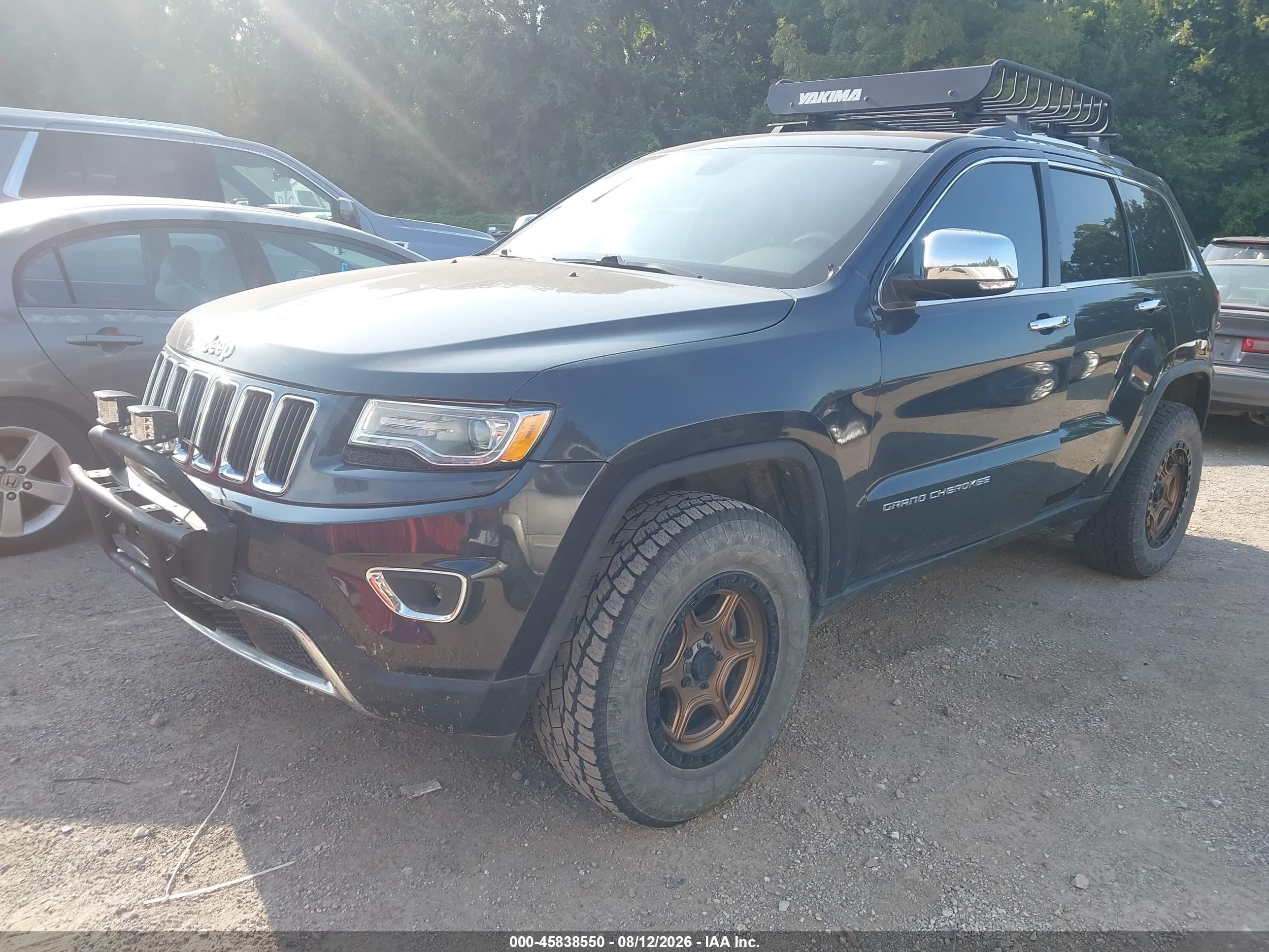 2014 Jeep Grand Cherokee Limited Black vin: 1C4RJFBM5EC431110
