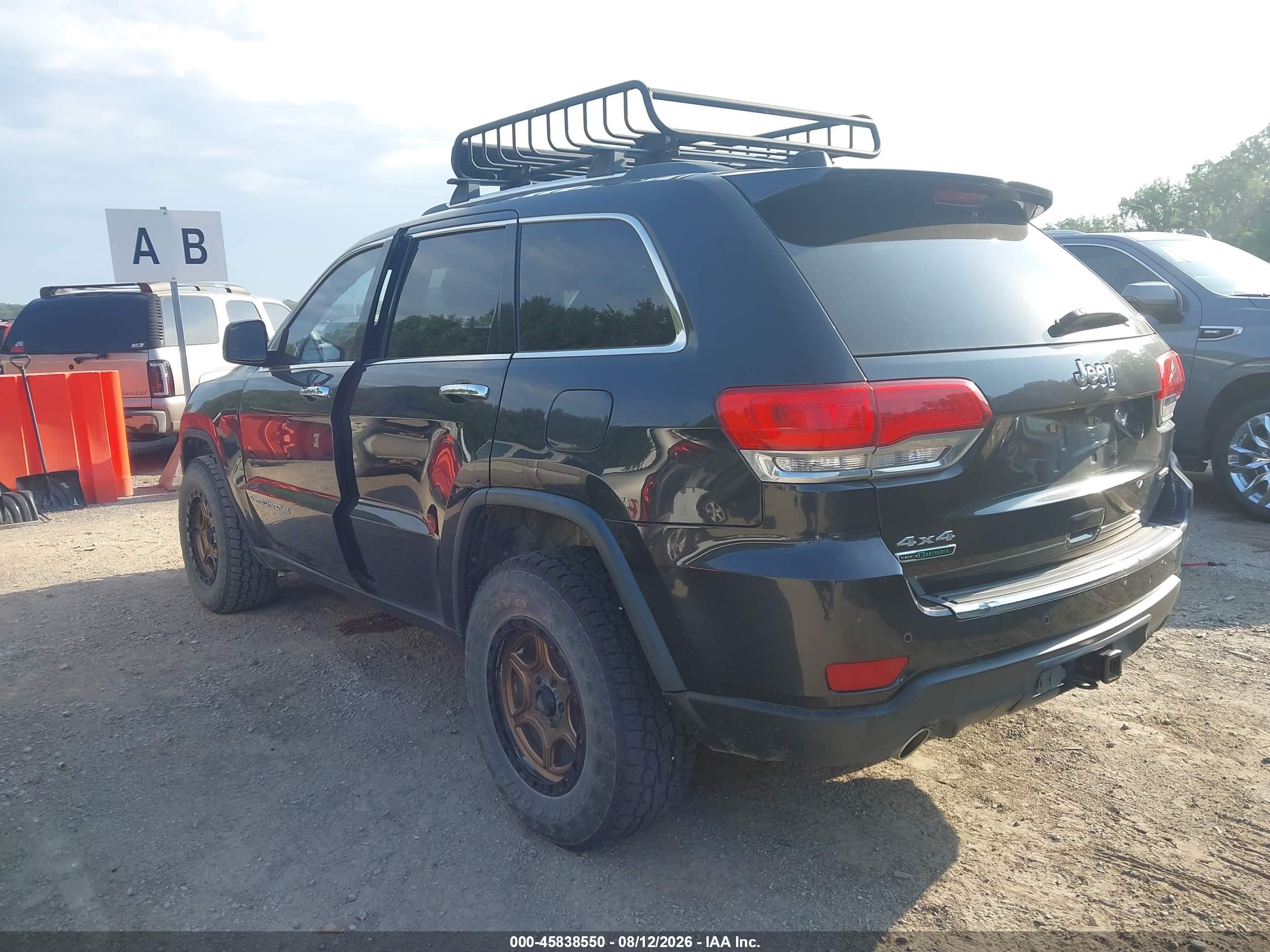 2014 Jeep Grand Cherokee Limited Black vin: 1C4RJFBM5EC431110