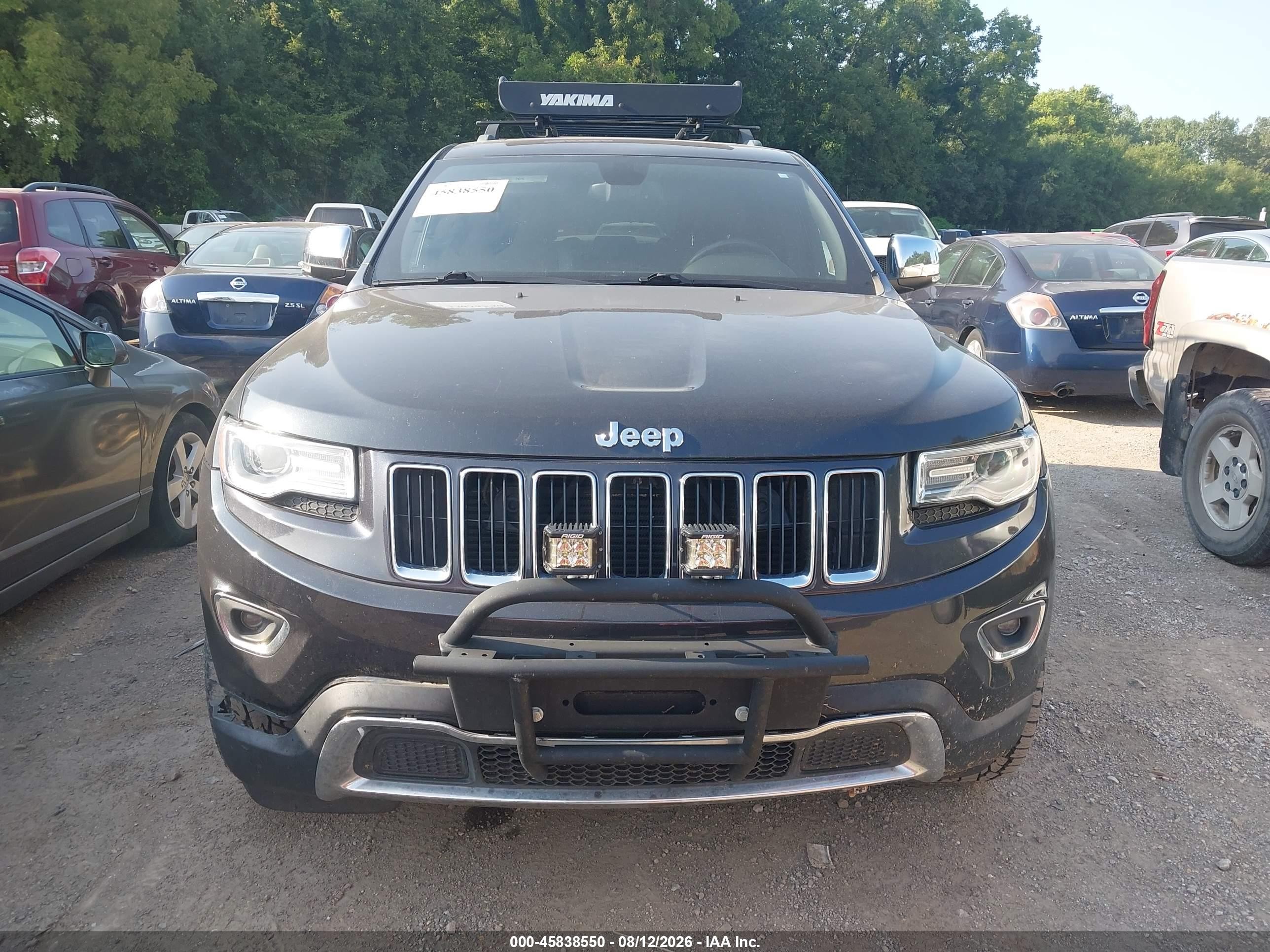 2014 Jeep Grand Cherokee Limited Black vin: 1C4RJFBM5EC431110