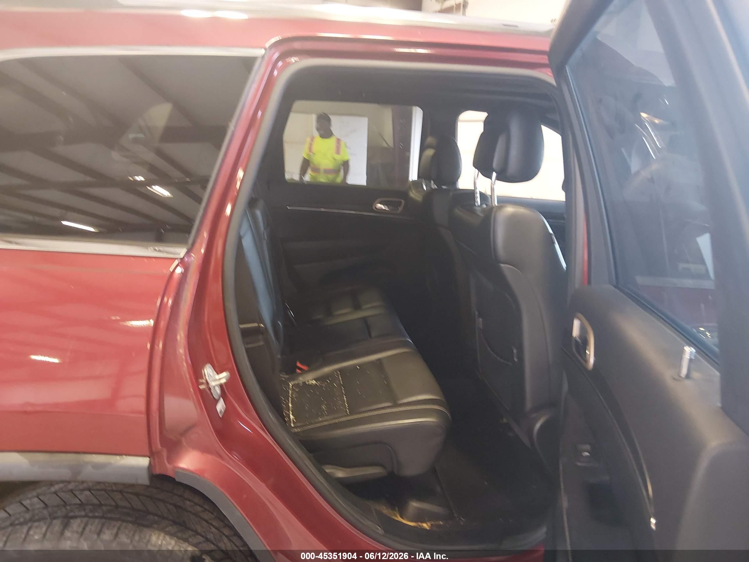 2014 Jeep Grand Cherokee Limited Maroon vin: 1C4RJFBM5EC443127