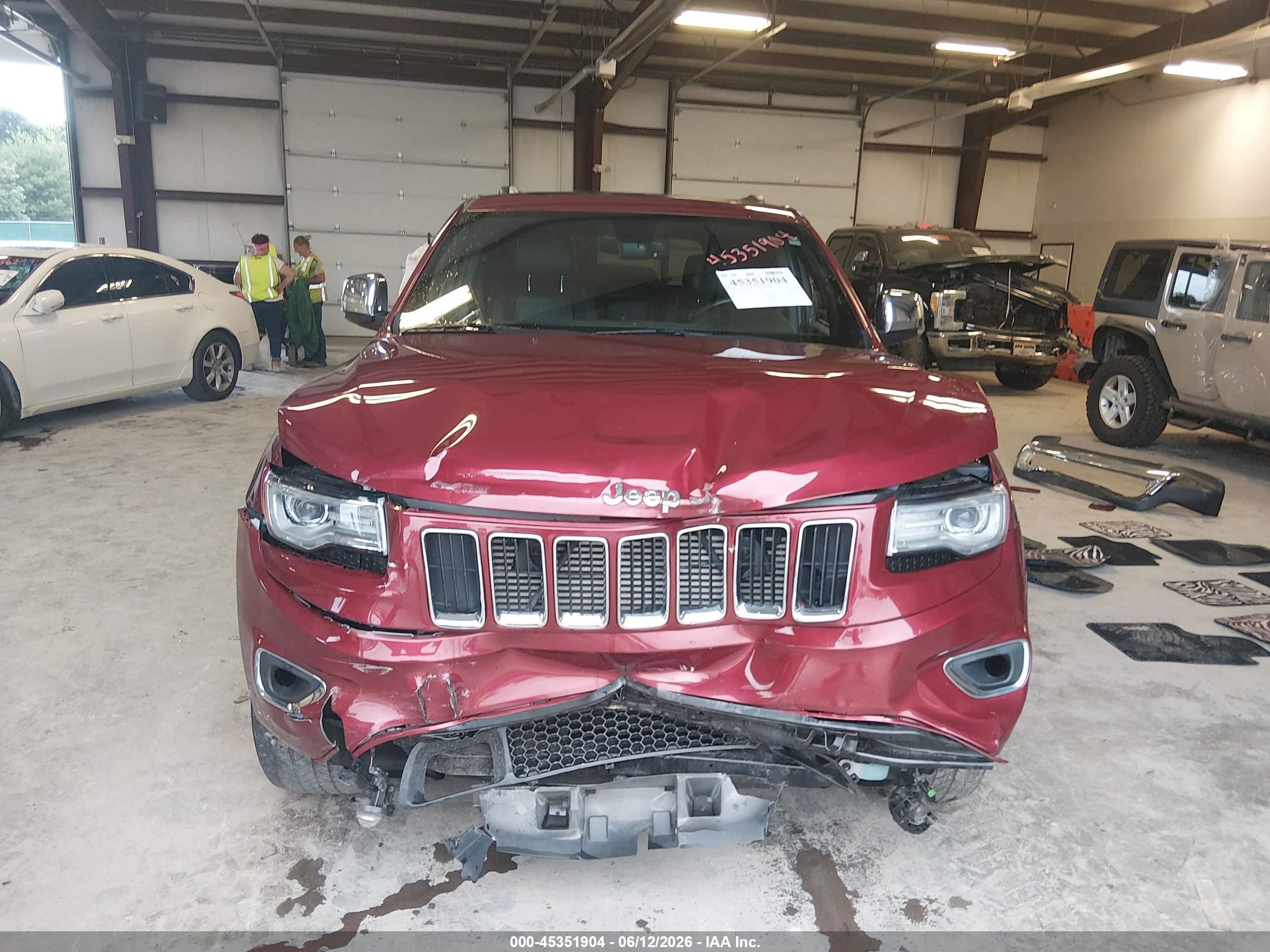 2014 Jeep Grand Cherokee Limited Maroon vin: 1C4RJFBM5EC443127