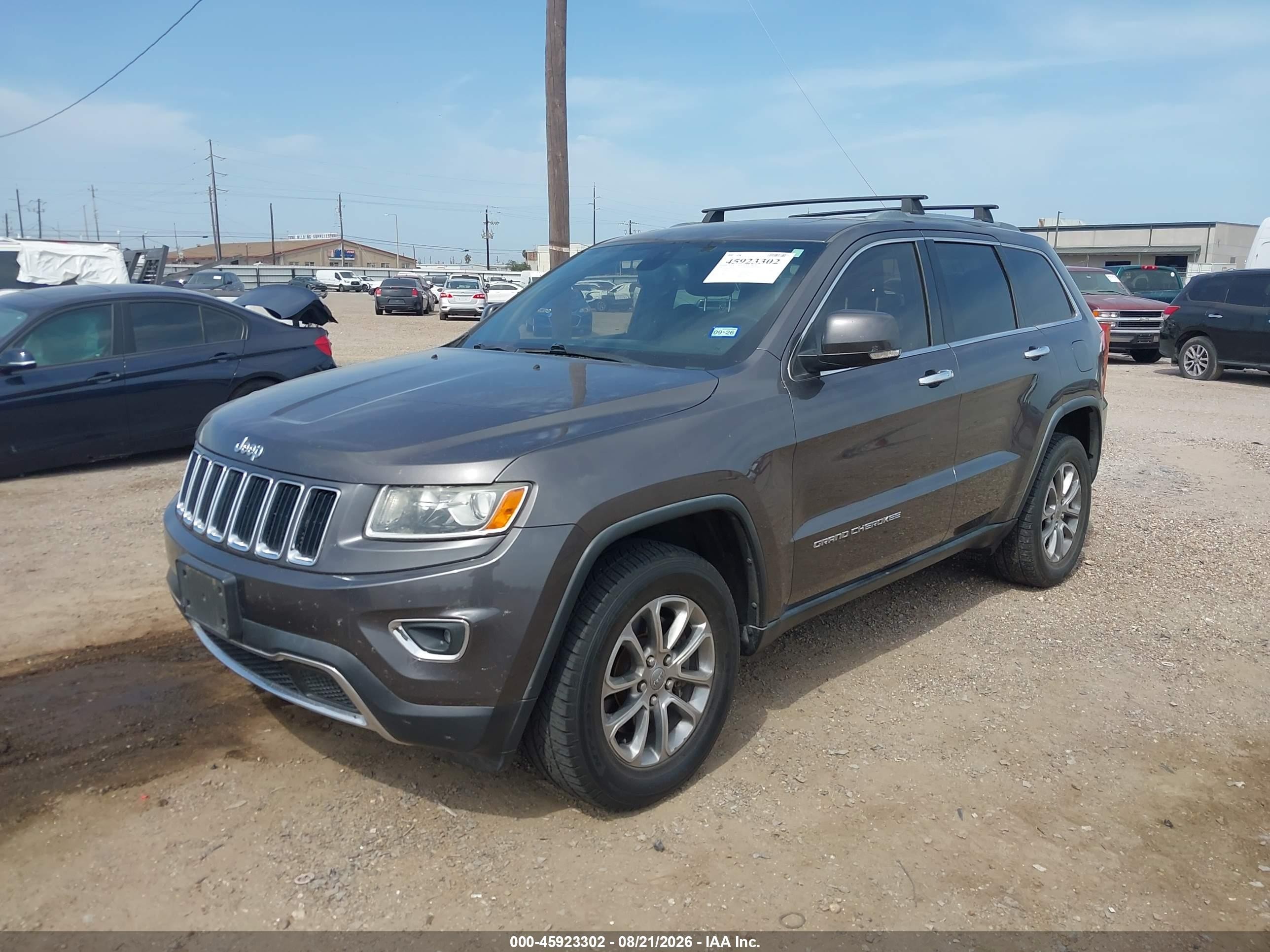 2014 Jeep Grand Cherokee Limited Gray vin: 1C4RJFBM5EC534446