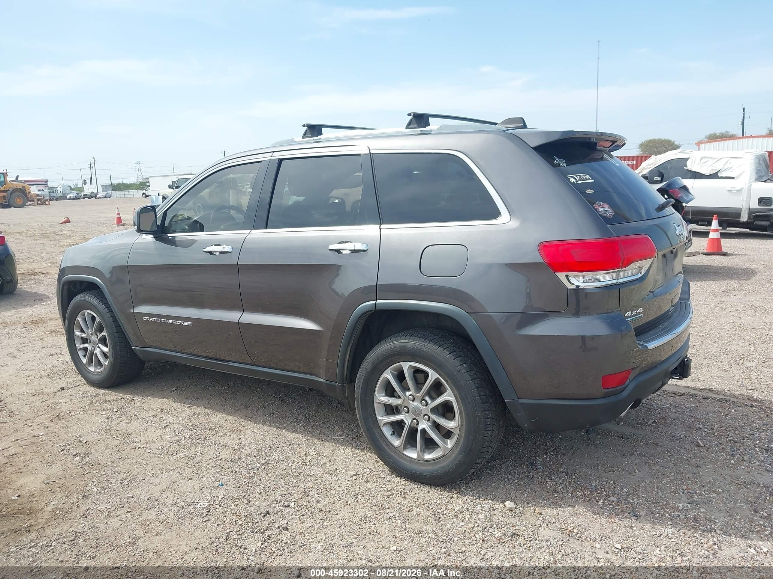 2014 Jeep Grand Cherokee Limited Gray vin: 1C4RJFBM5EC534446