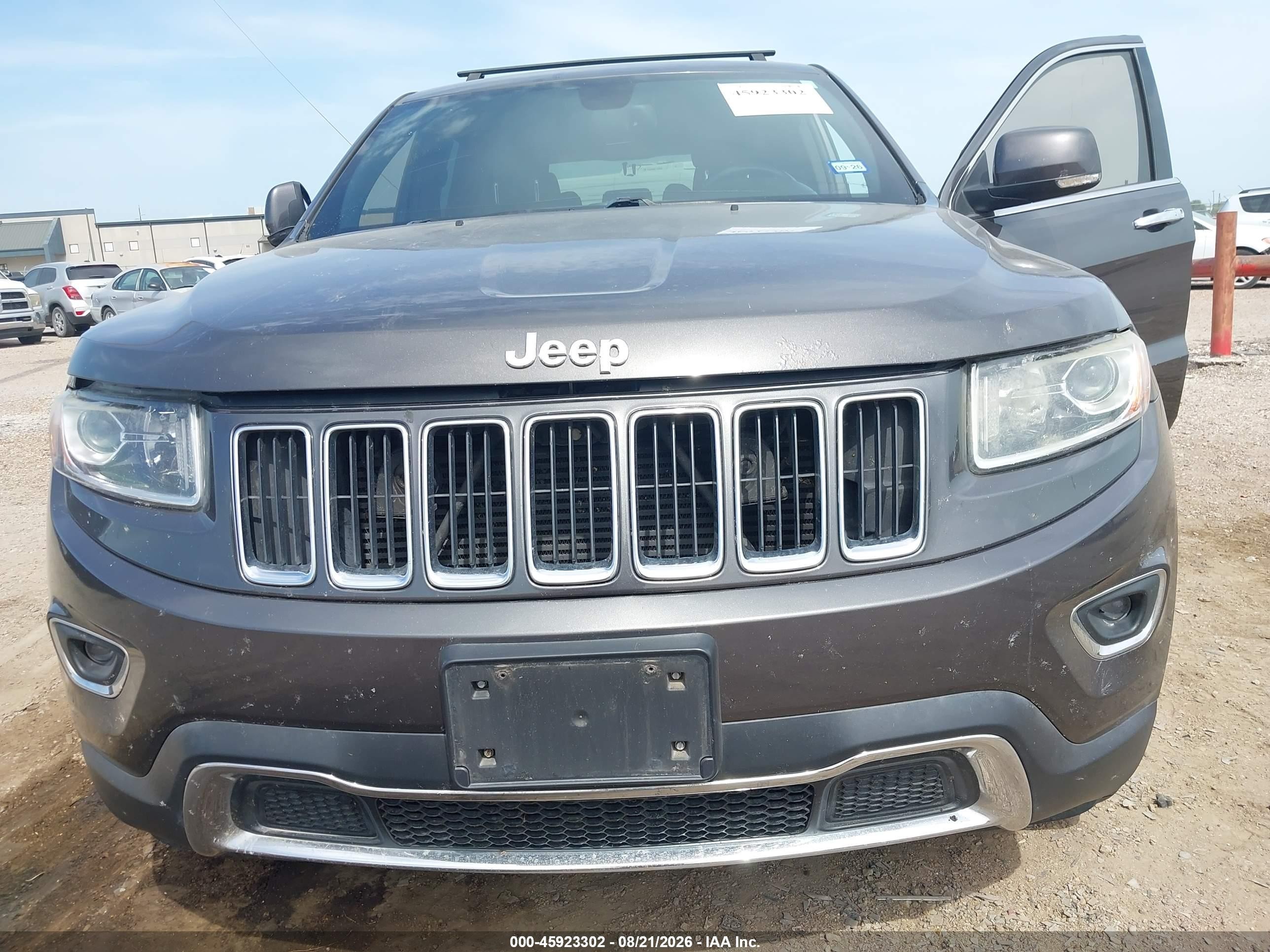 2014 Jeep Grand Cherokee Limited Gray vin: 1C4RJFBM5EC534446