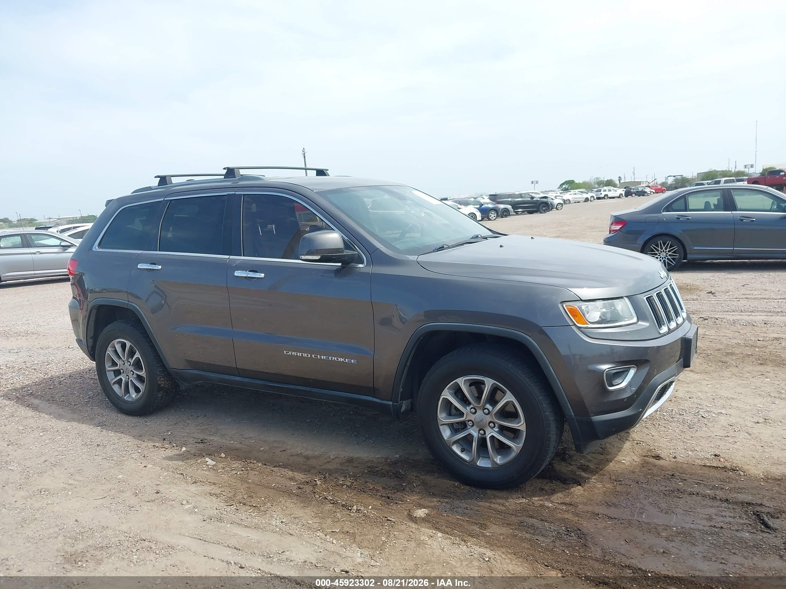 2014 Jeep Grand Cherokee Limited Gray vin: 1C4RJFBM5EC534446
