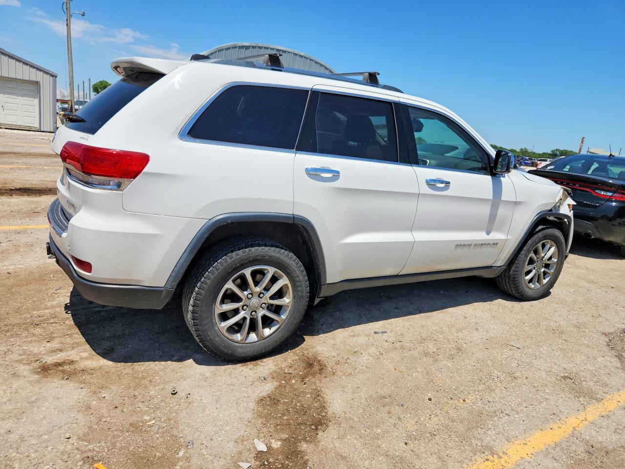 2015 Jeep Grand Cherokee Limited White vin: 1C4RJFBM5FC787719