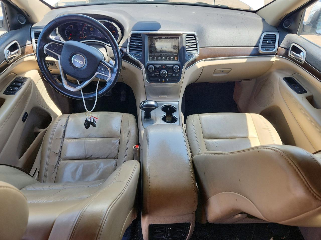 2015 Jeep Grand Cherokee Limited White vin: 1C4RJFBM5FC787719