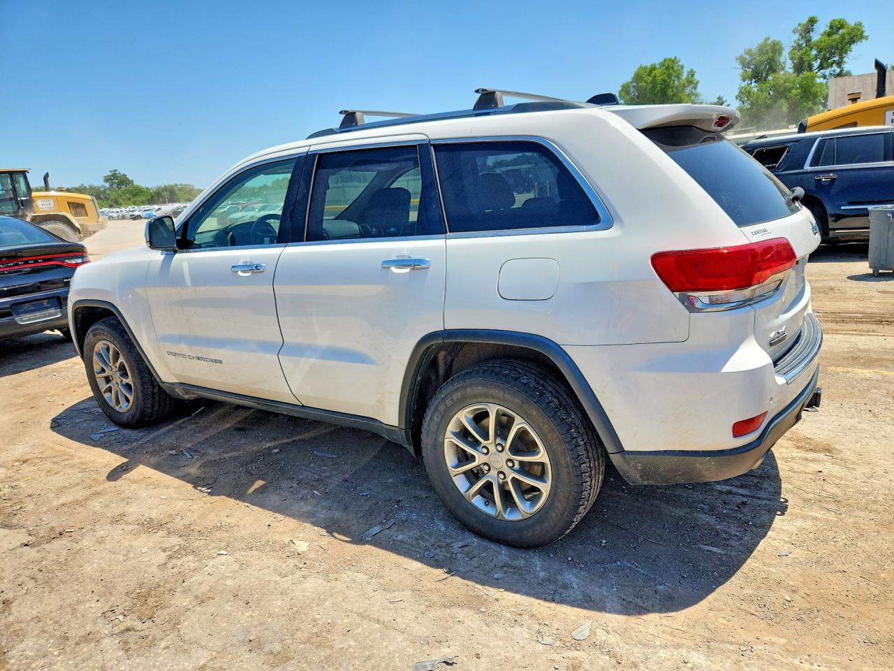 2015 Jeep Grand Cherokee Limited White vin: 1C4RJFBM5FC787719