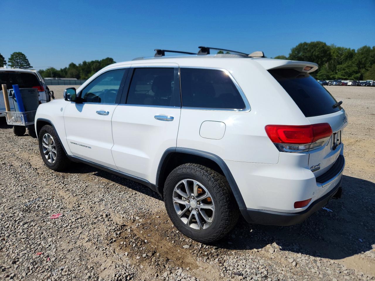 2014 Jeep Grand Cherokee Limited White vin: 1C4RJFBM6EC375548