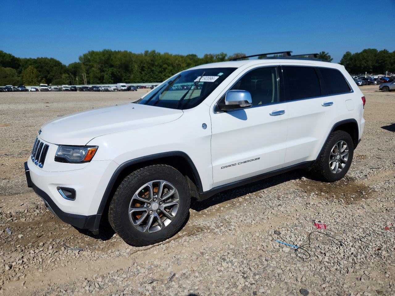 2014 Jeep Grand Cherokee Limited White vin: 1C4RJFBM6EC375548
