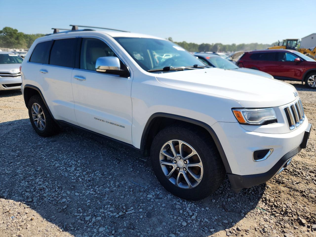 2014 Jeep Grand Cherokee Limited White vin: 1C4RJFBM6EC375548