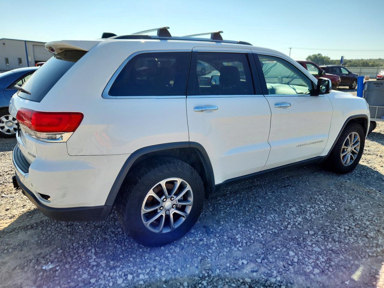 2014 Jeep Grand Cherokee Limited White vin: 1C4RJFBM6EC375548