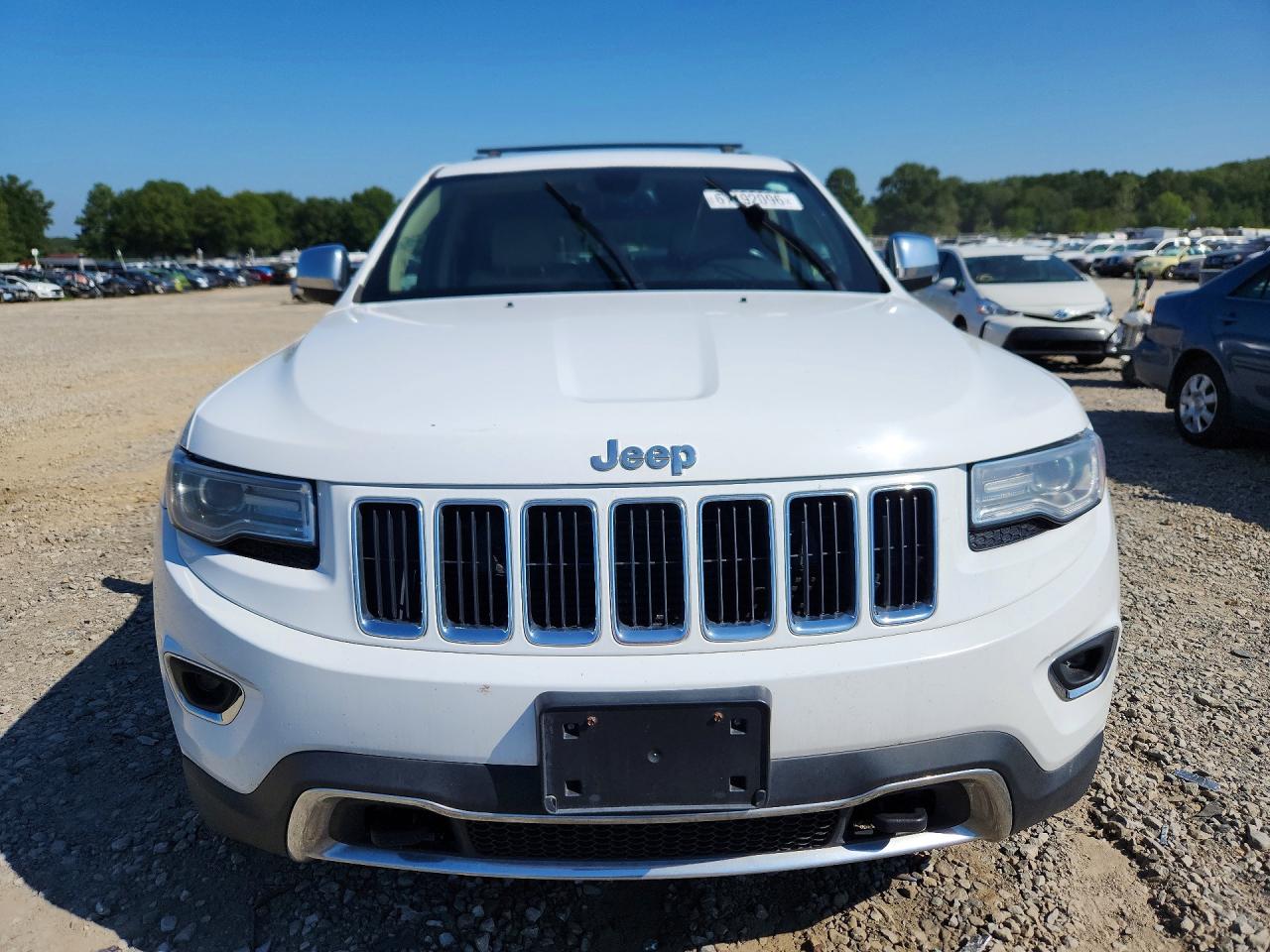 2014 Jeep Grand Cherokee Limited White vin: 1C4RJFBM6EC375548