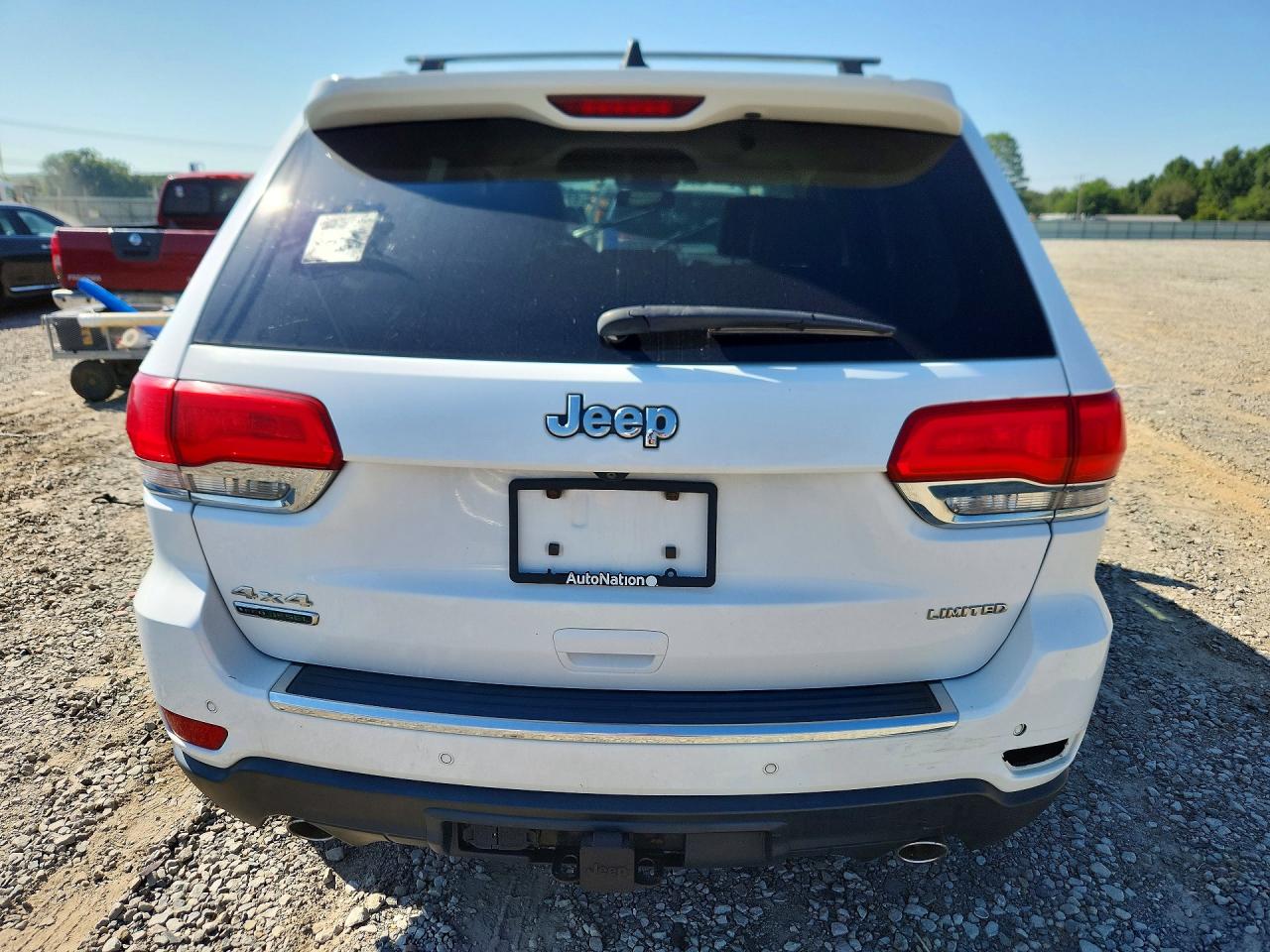2014 Jeep Grand Cherokee Limited White vin: 1C4RJFBM6EC375548