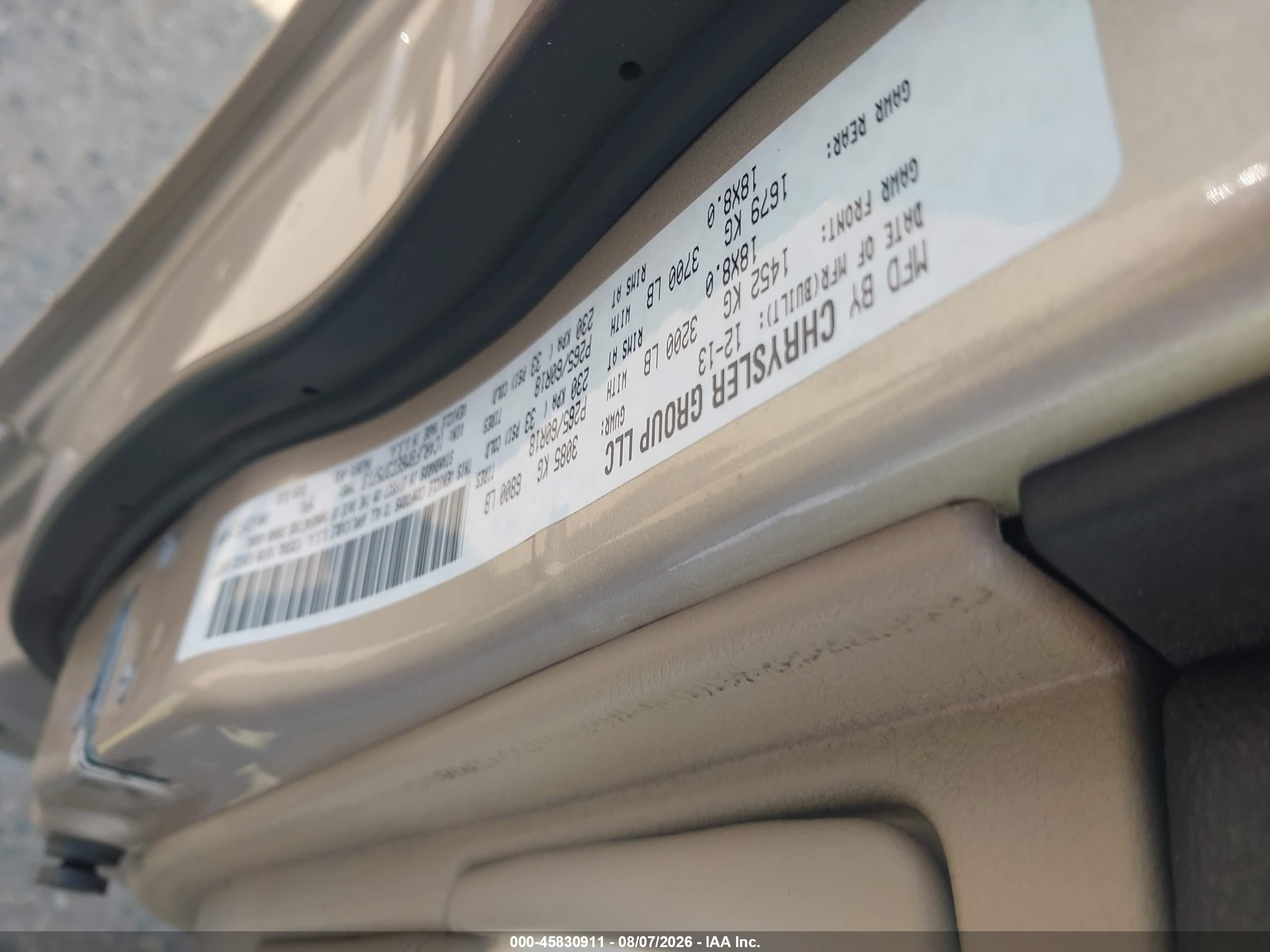 2014 Jeep Grand Cherokee Limited Tan vin: 1C4RJFBM6EC375713