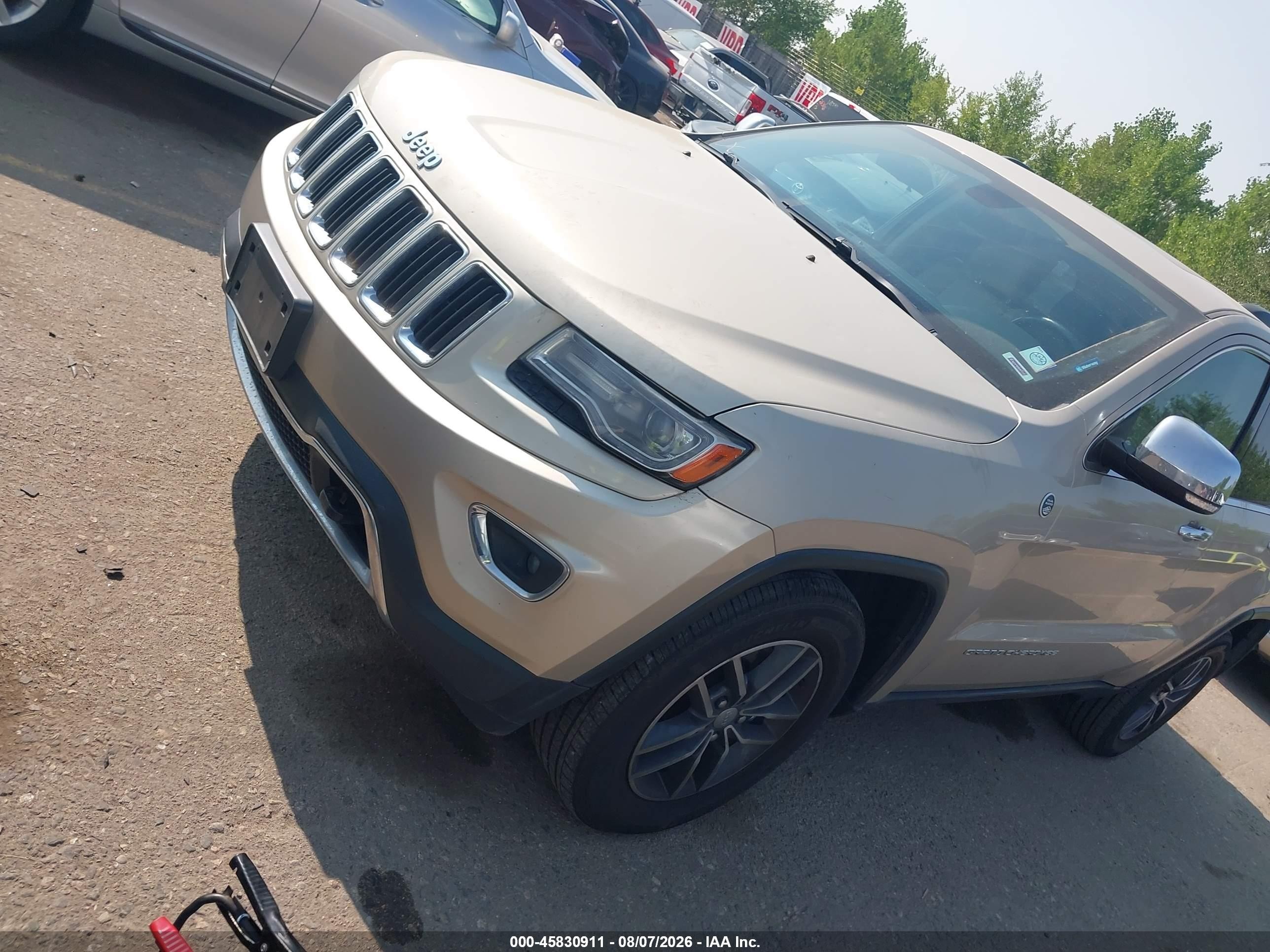 2014 Jeep Grand Cherokee Limited Tan vin: 1C4RJFBM6EC375713