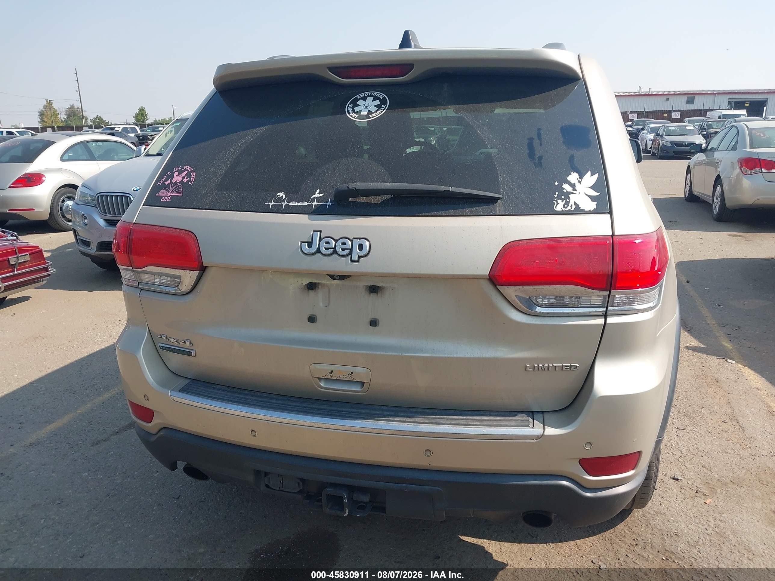 2014 Jeep Grand Cherokee Limited Tan vin: 1C4RJFBM6EC375713