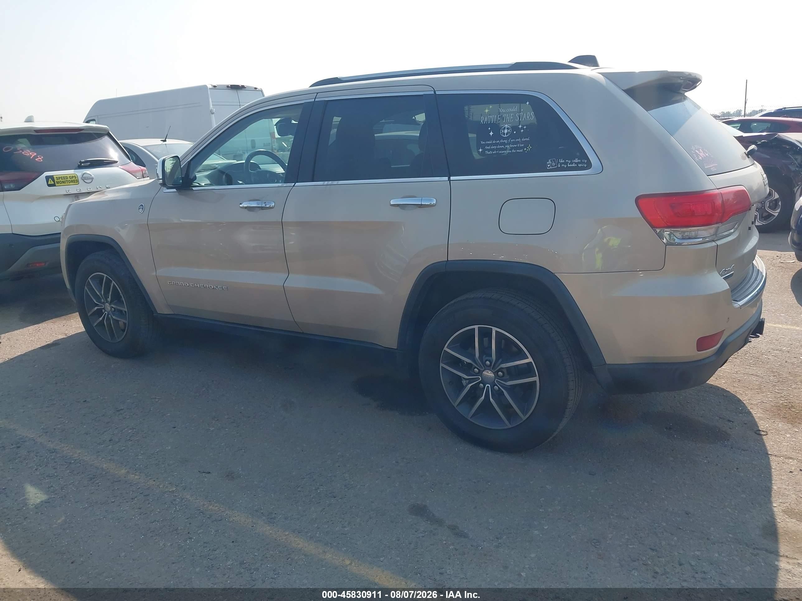 2014 Jeep Grand Cherokee Limited Tan vin: 1C4RJFBM6EC375713