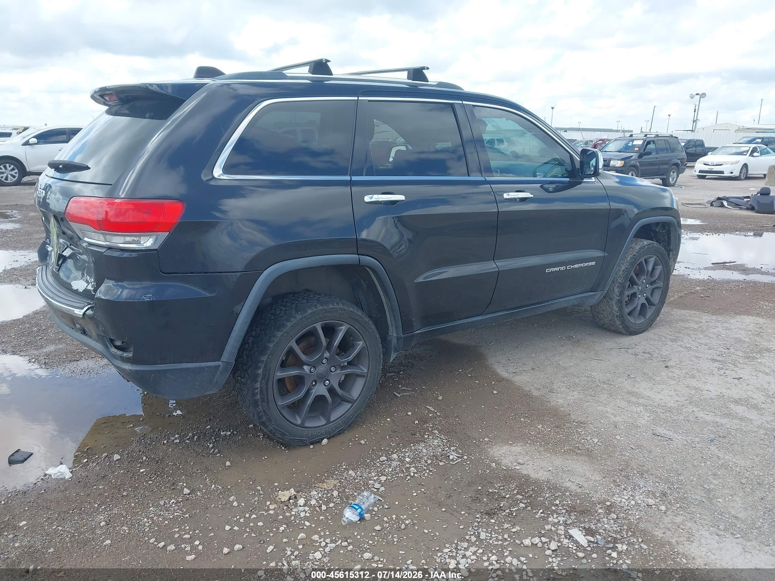 2014 Jeep Grand Cherokee Limited Black vin: 1C4RJFBM6EC426062