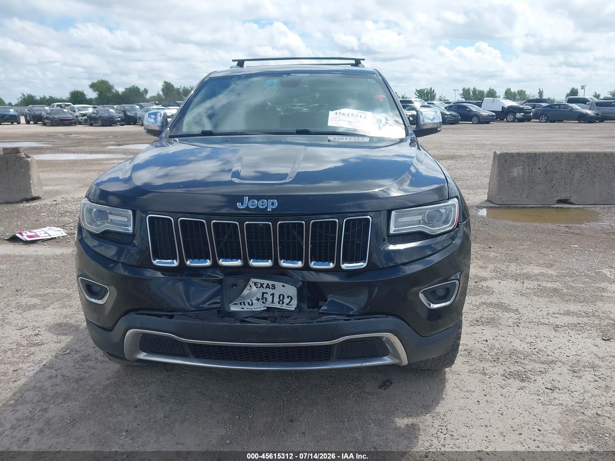 2014 Jeep Grand Cherokee Limited Black vin: 1C4RJFBM6EC426062
