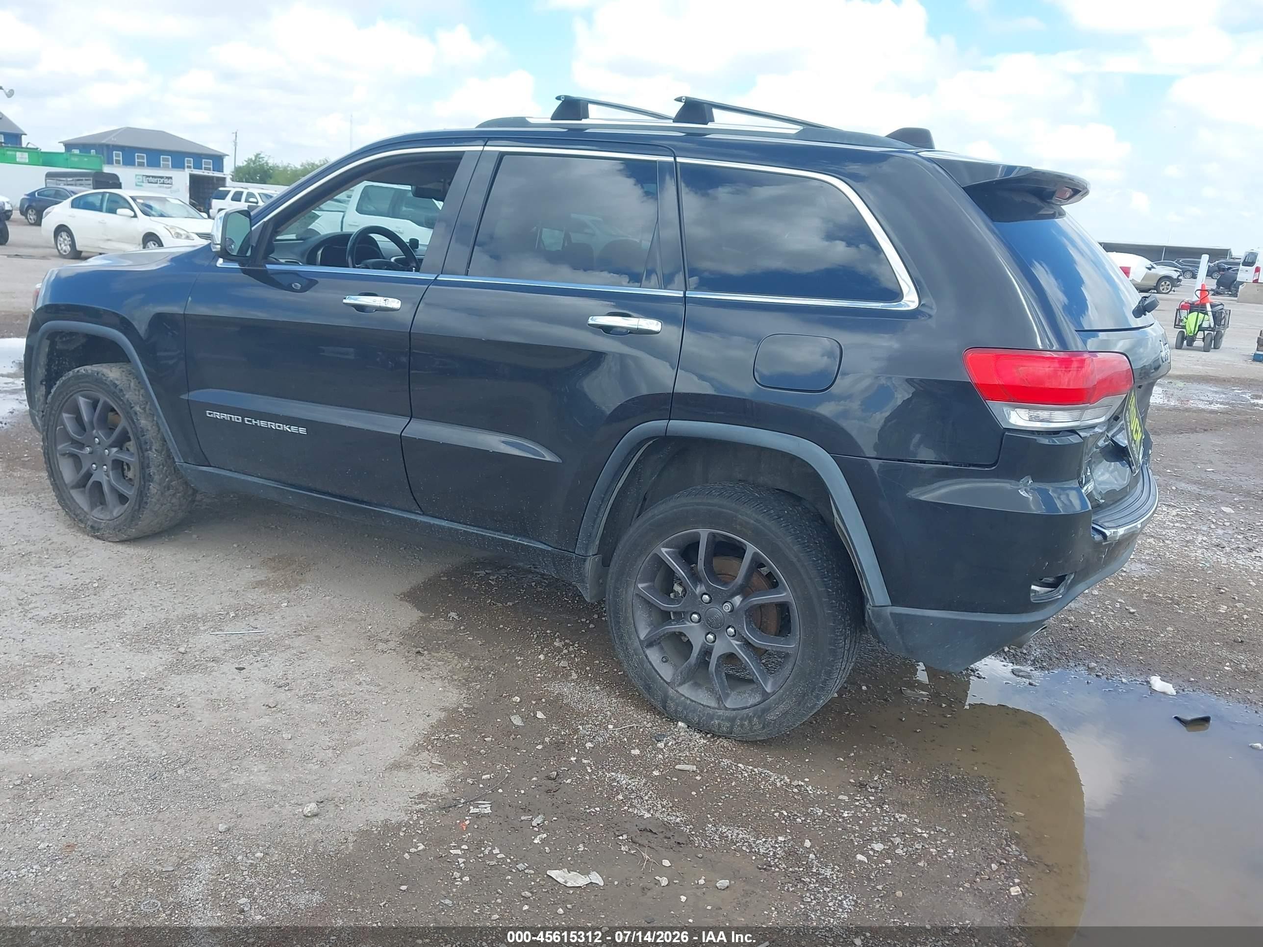 2014 Jeep Grand Cherokee Limited Black vin: 1C4RJFBM6EC426062