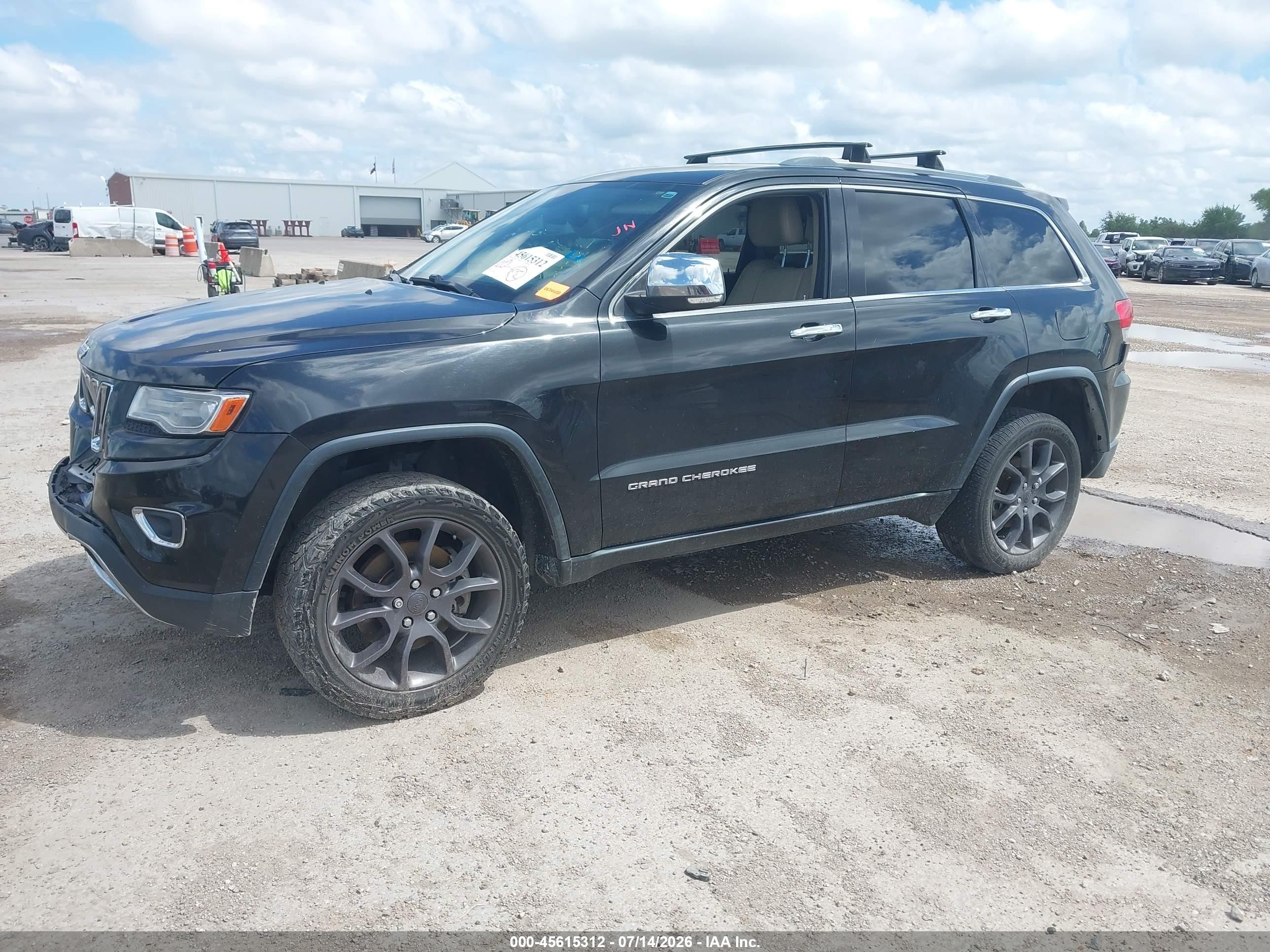 2014 Jeep Grand Cherokee Limited Black vin: 1C4RJFBM6EC426062