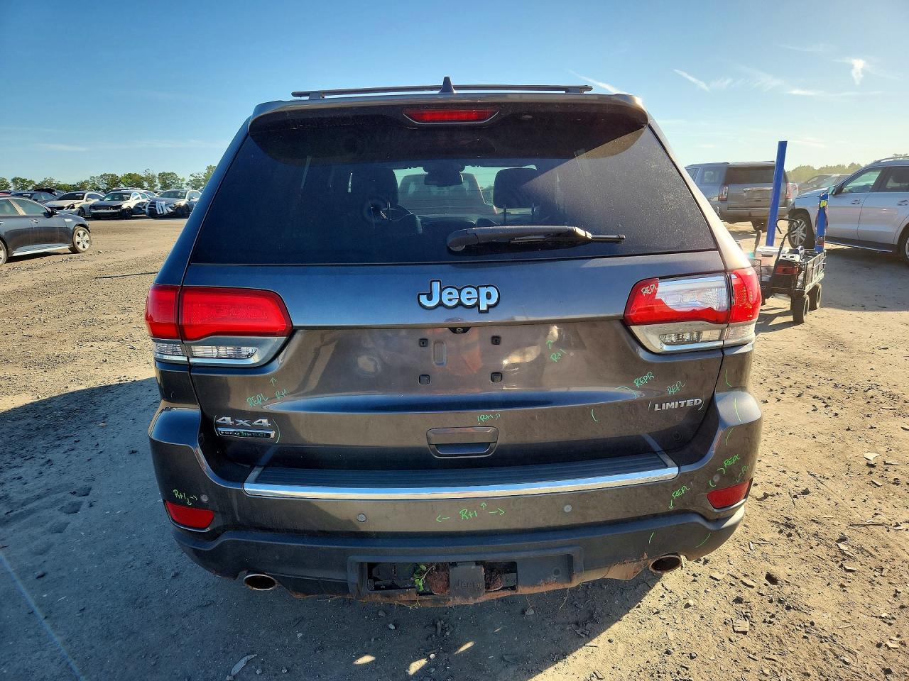 2014 Jeep Grand Cherokee Limited Gray vin: 1C4RJFBM6EC442021