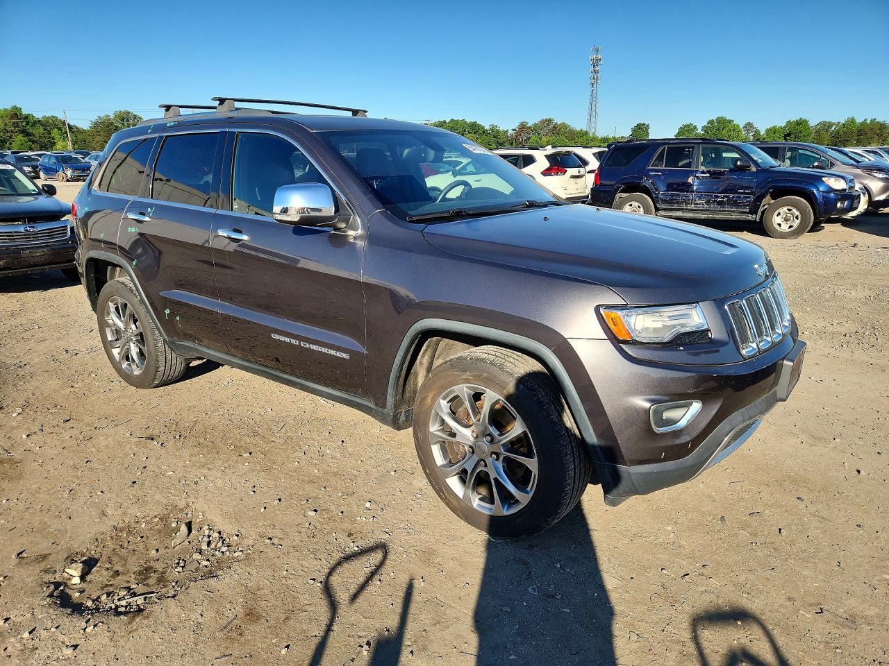 2014 Jeep Grand Cherokee Limited Gray vin: 1C4RJFBM6EC442021